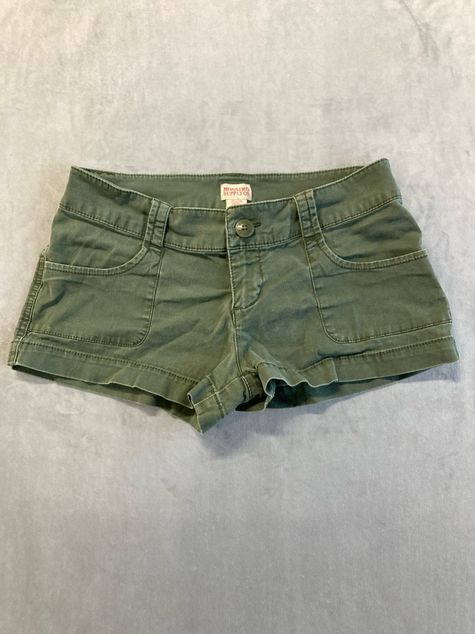 Mossimo Supply Co. Olive Green Cotton Blend Shorts Size 5