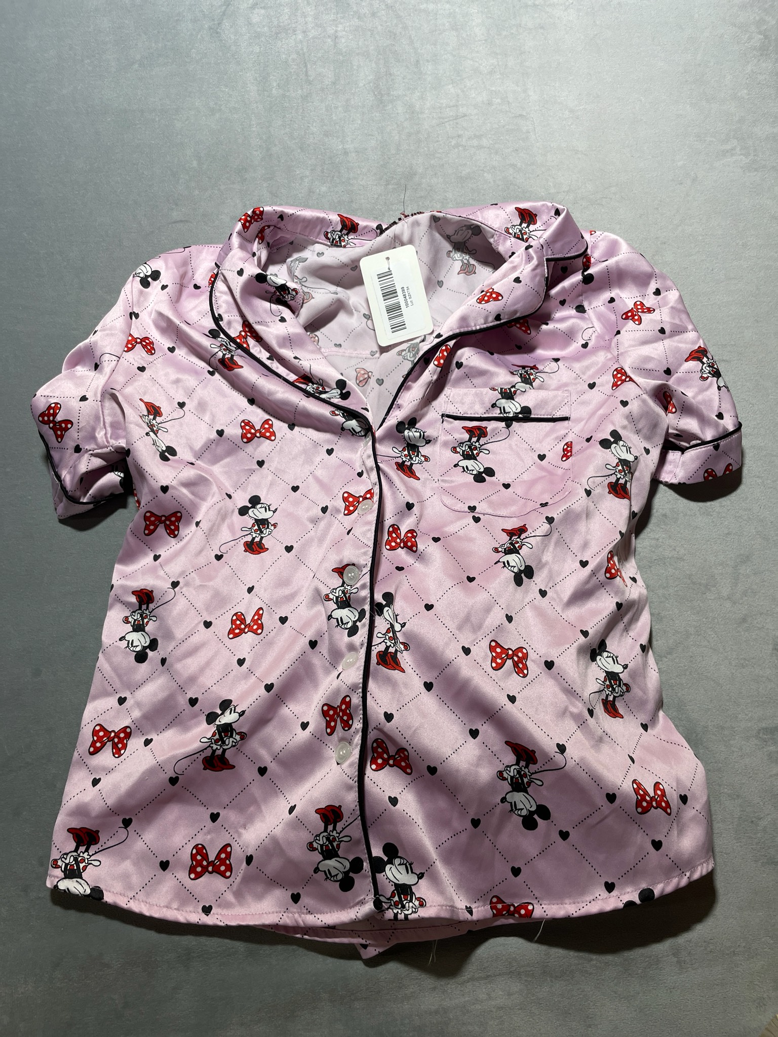 Forever 21 Disney pink graphic PJ top size small