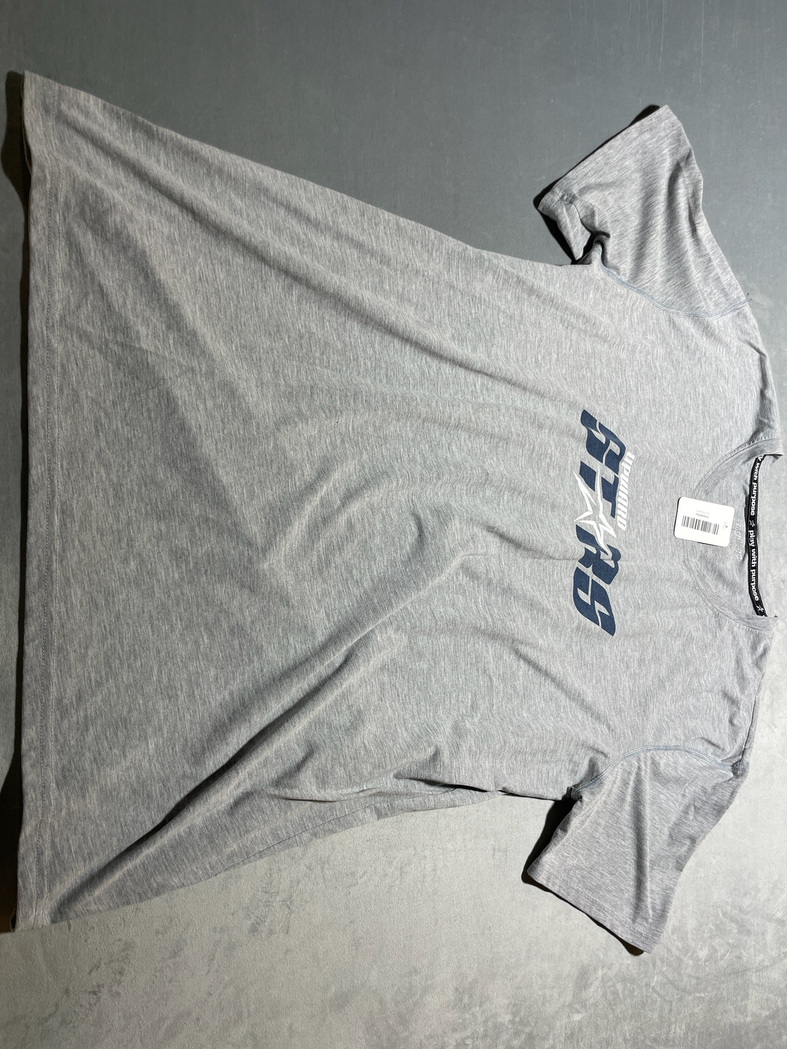 Play with Purpose gray graphic t shirt