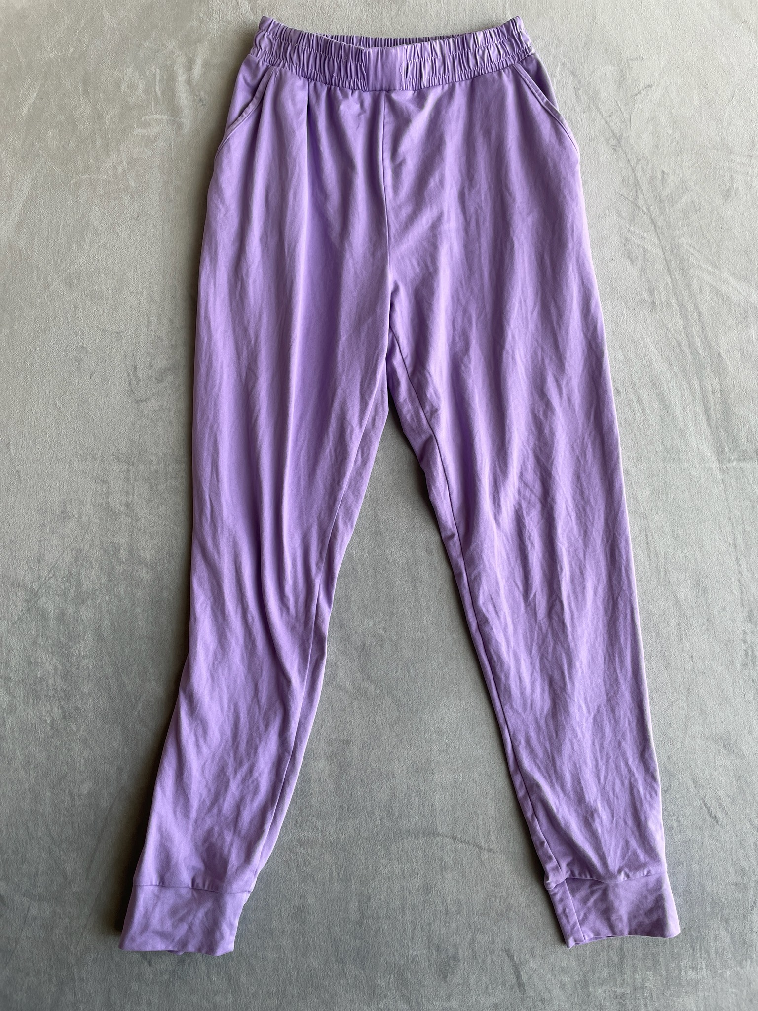 Lavender Soft Knit Jogger Pants