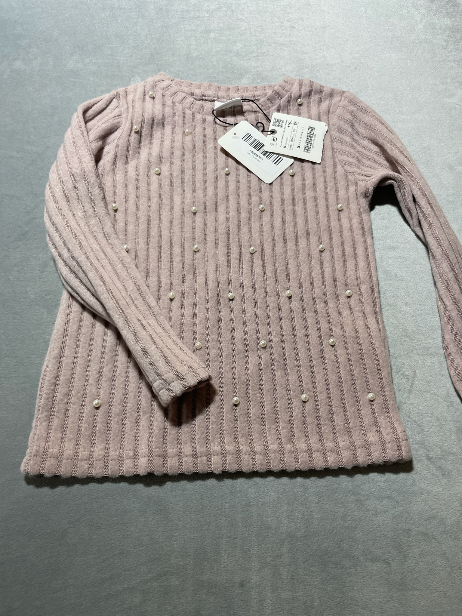 ZARA Dusty Pink Knit Sweater Size Size 6 NWT
