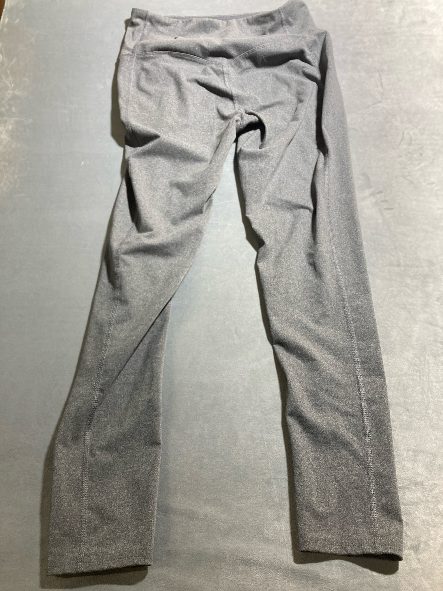 Charcoal Heather Stretch Knit Leggings