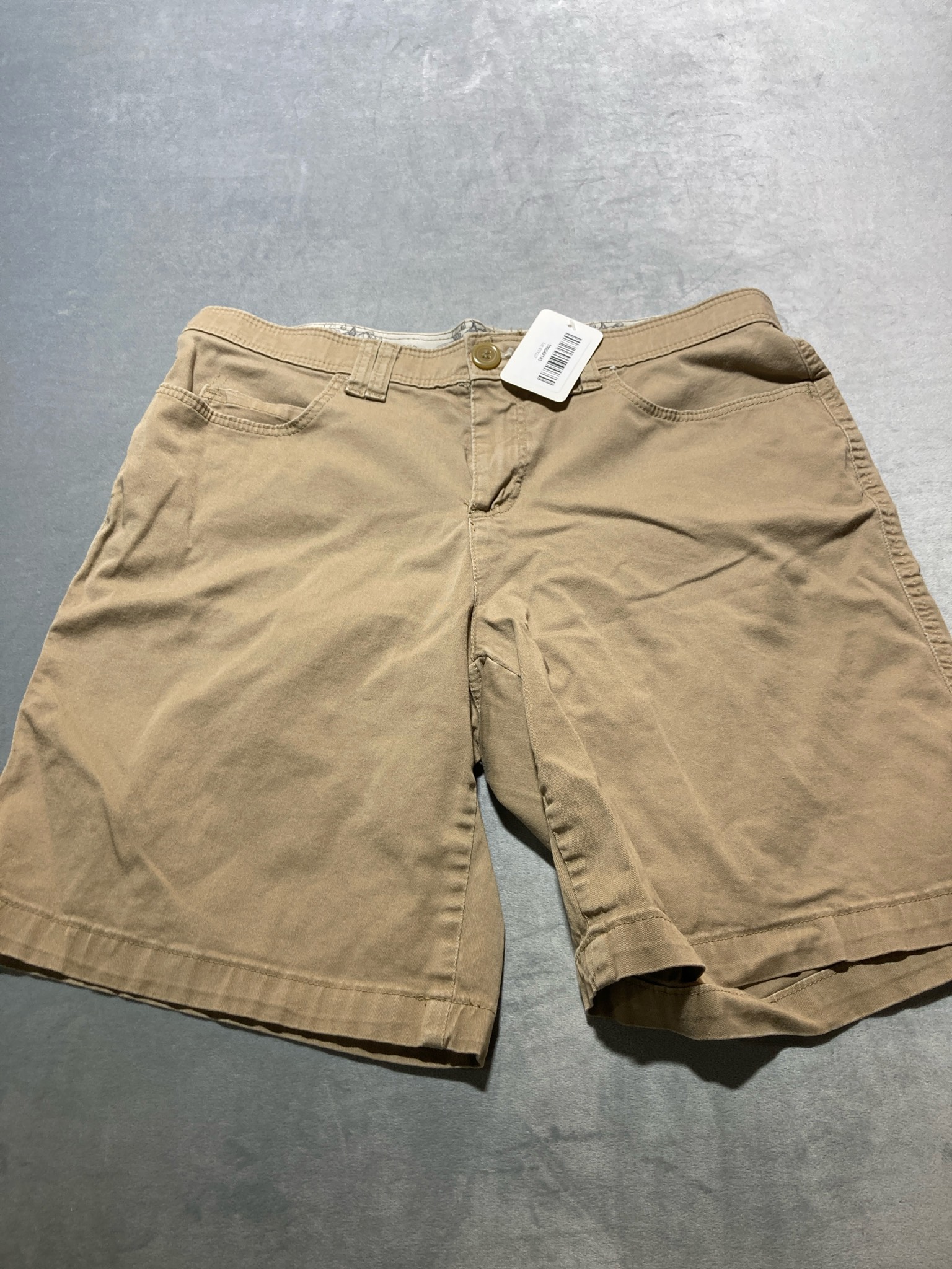 Khaki Twill Shorts