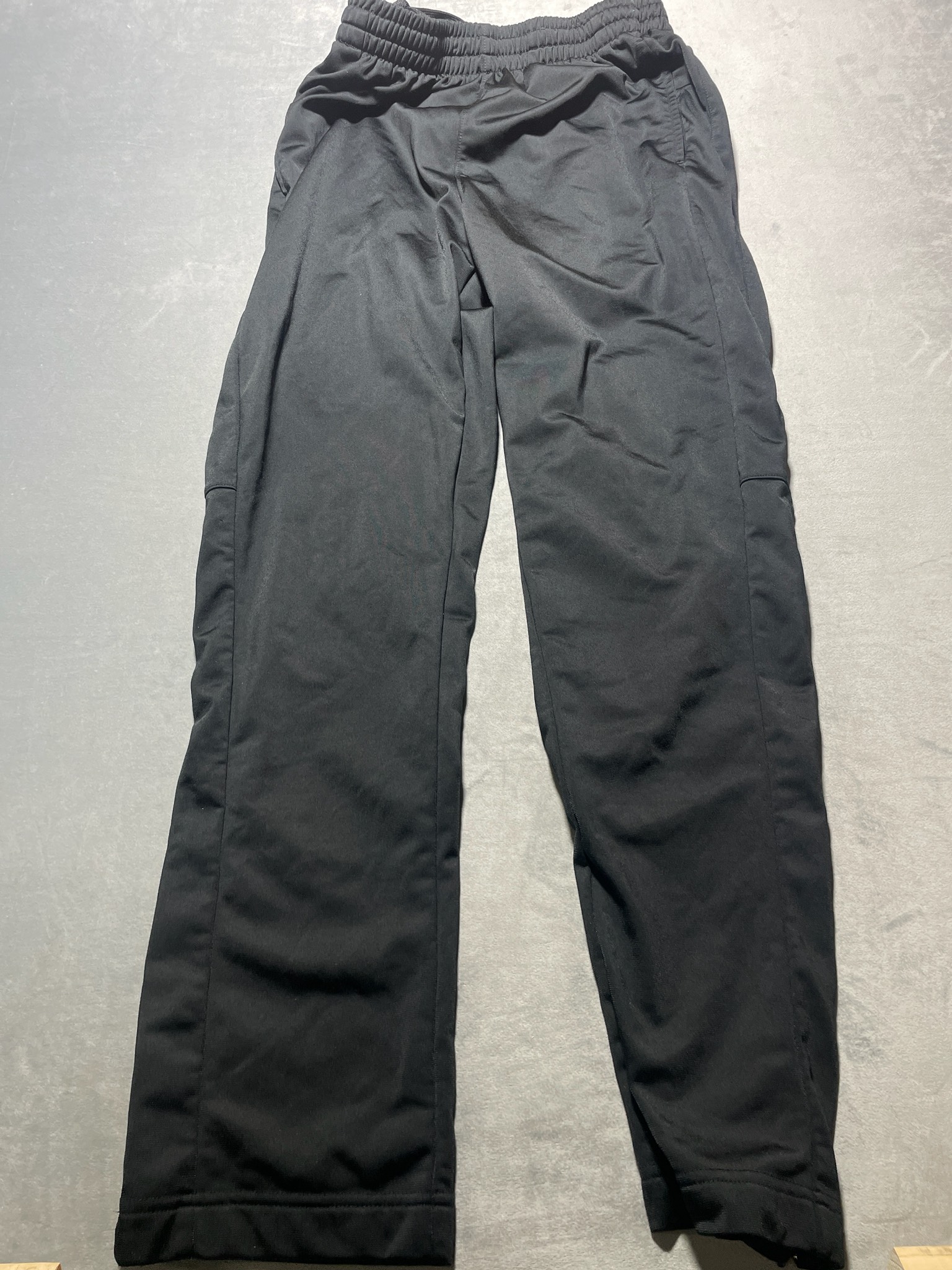 Black Stretch Knit Joggers