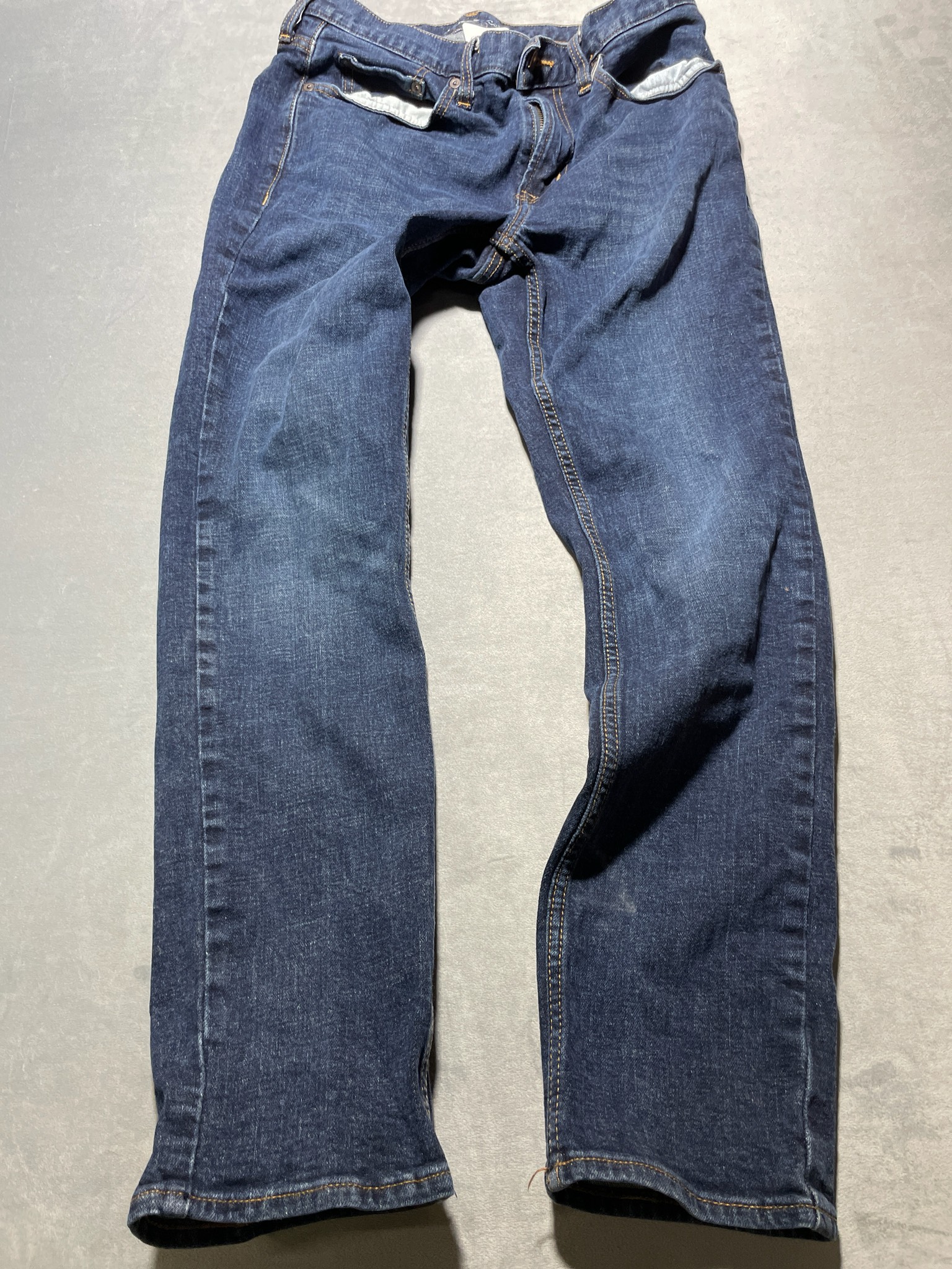 Old Navy dark blue cotton blend jeans size 33x30