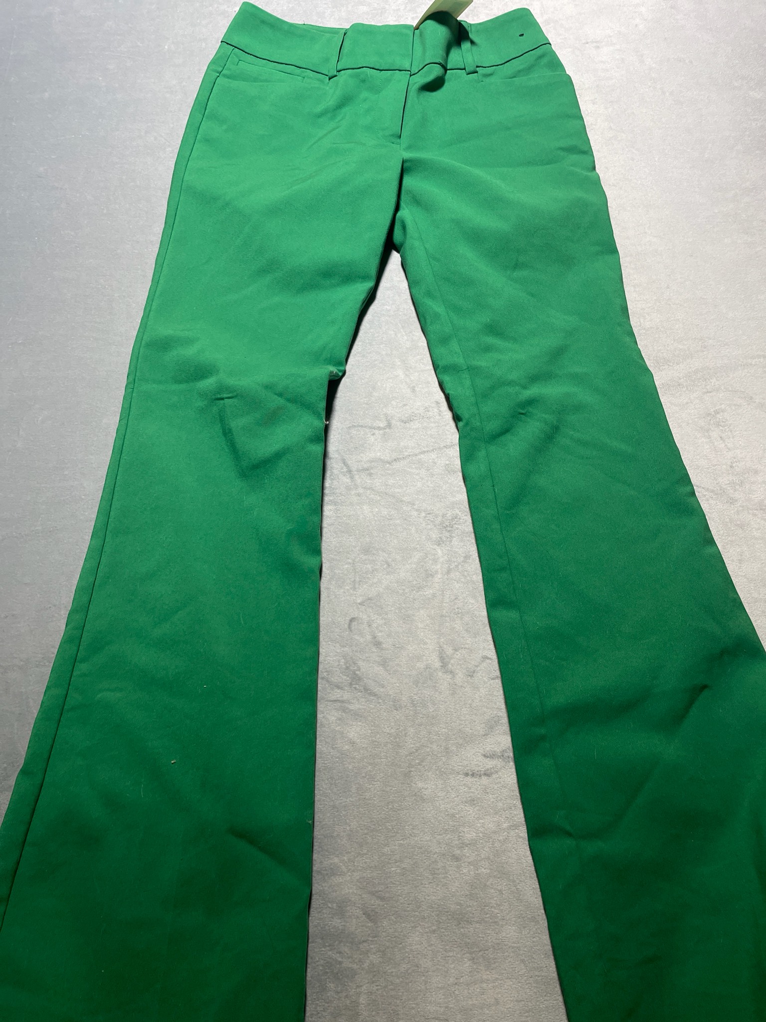 Bright Green Woven Pants