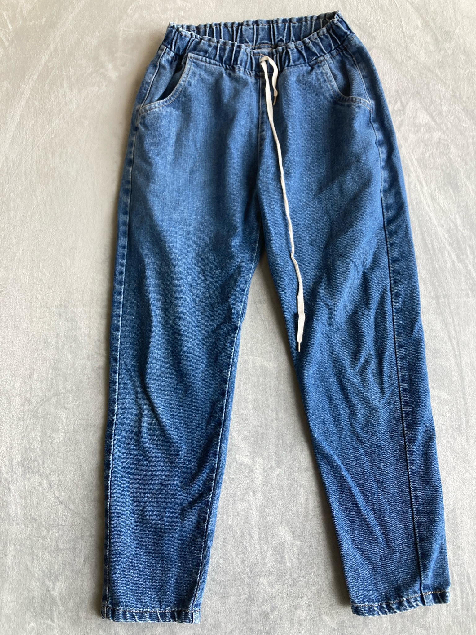 Medium Blue Denim Joggers Size Size 28