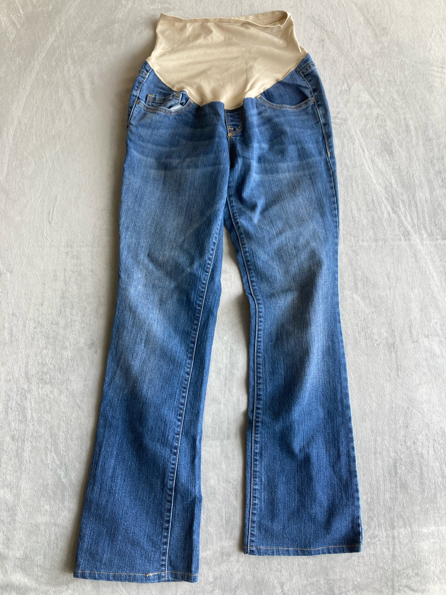 Old Navy Medium Blue Denim Maternity Jeans Size 4 Regular