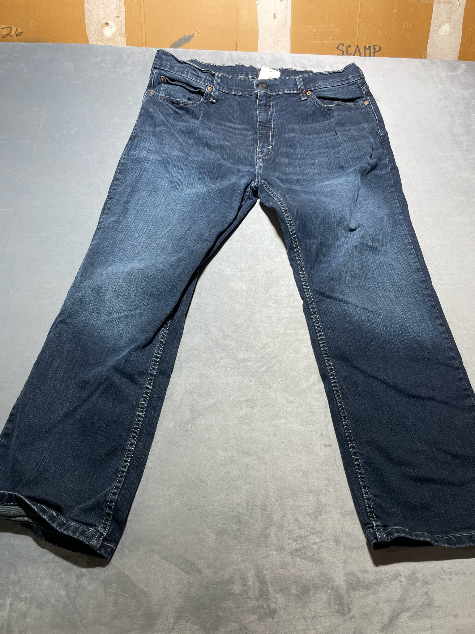 Levi's Dark Indigo cotton blend 559 jeans size 38x30