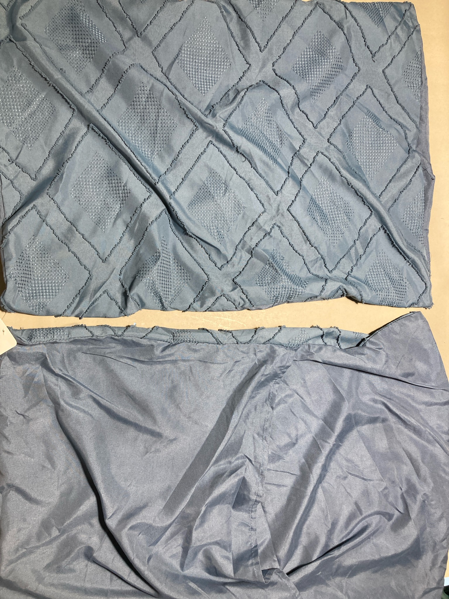 Blue Diamond Textured Pillow Sham