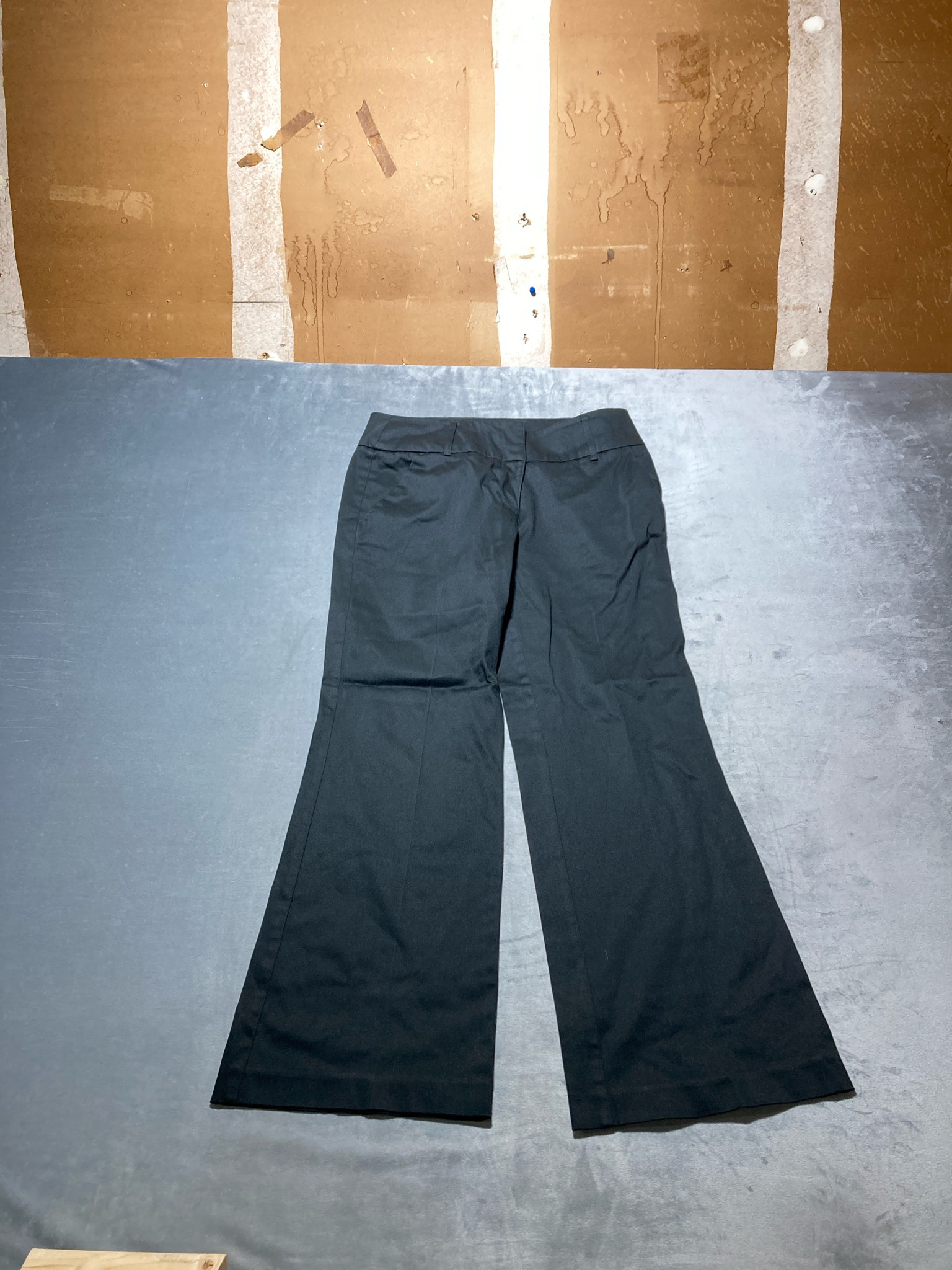 New York & Company Black Cotton-Blend Dress Pants Size 8 Petite