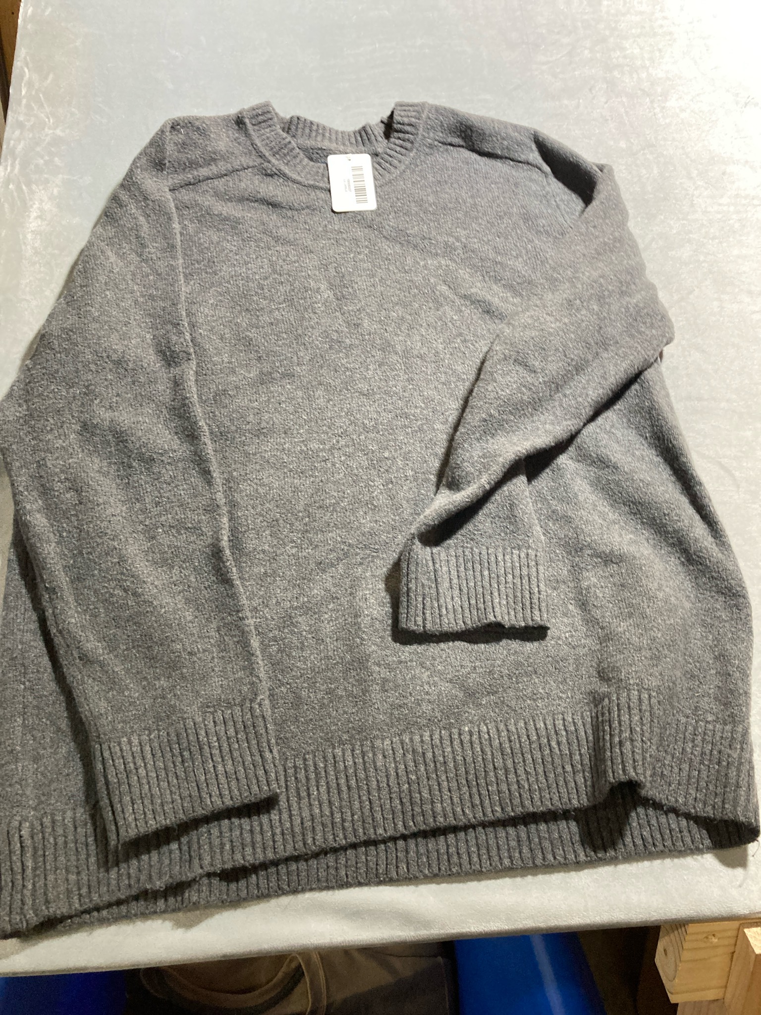Gap Grey Knit Crewneck Sweater Size XL