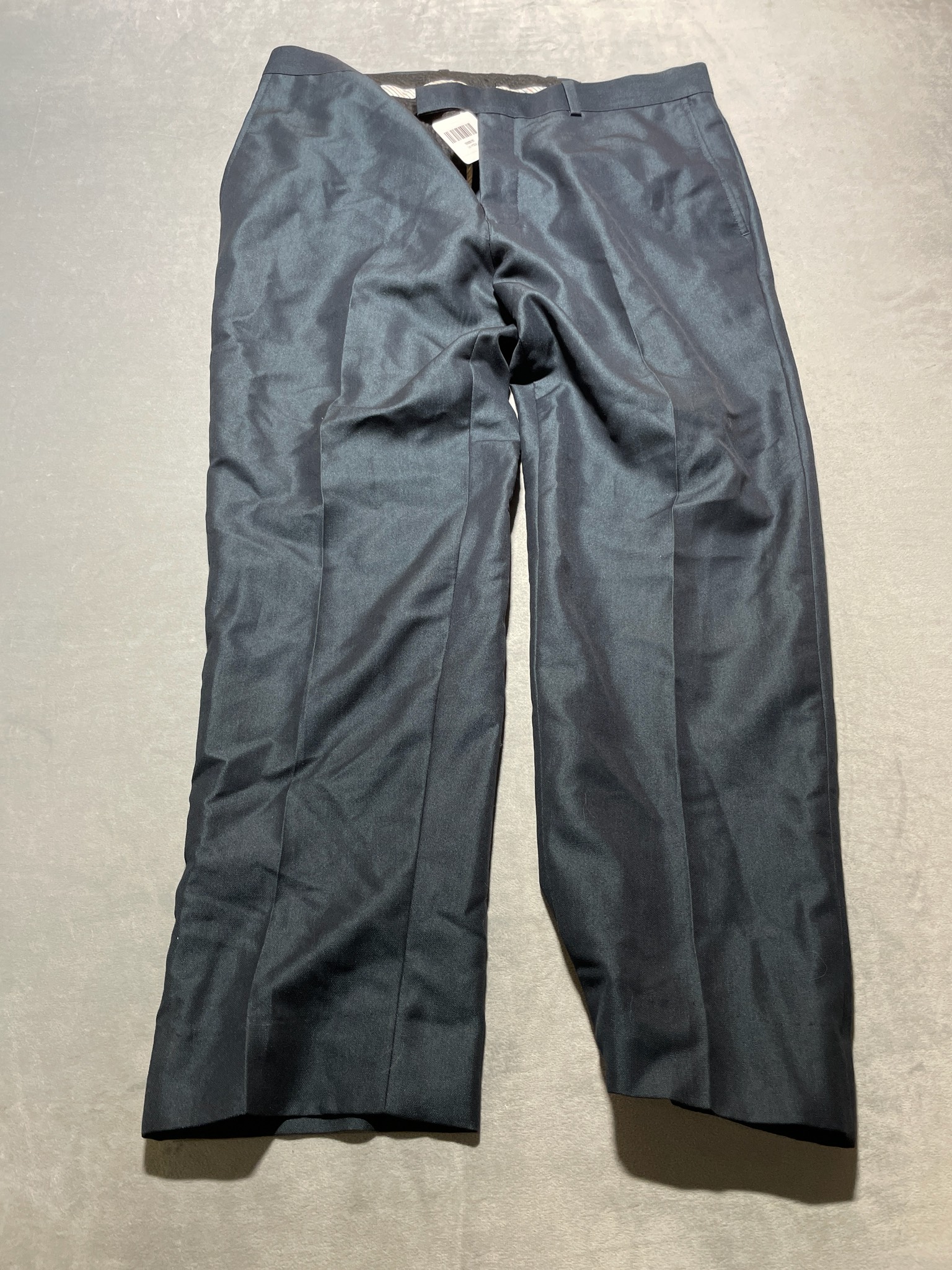 Blue polyester blend dress pants size 40x34