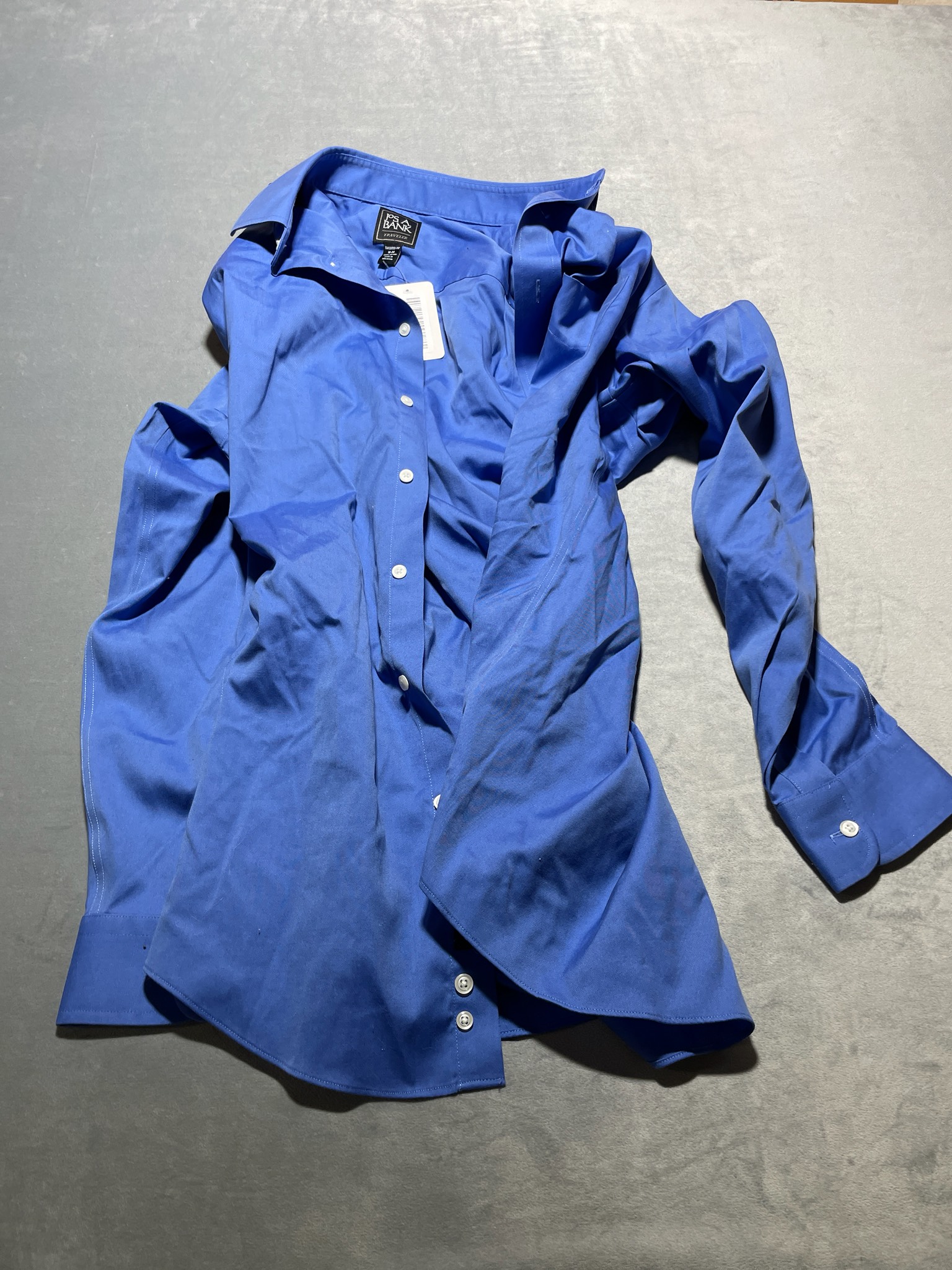 Jos. A. Bank Blue Long Sleeve Dress Shirt size 16-34