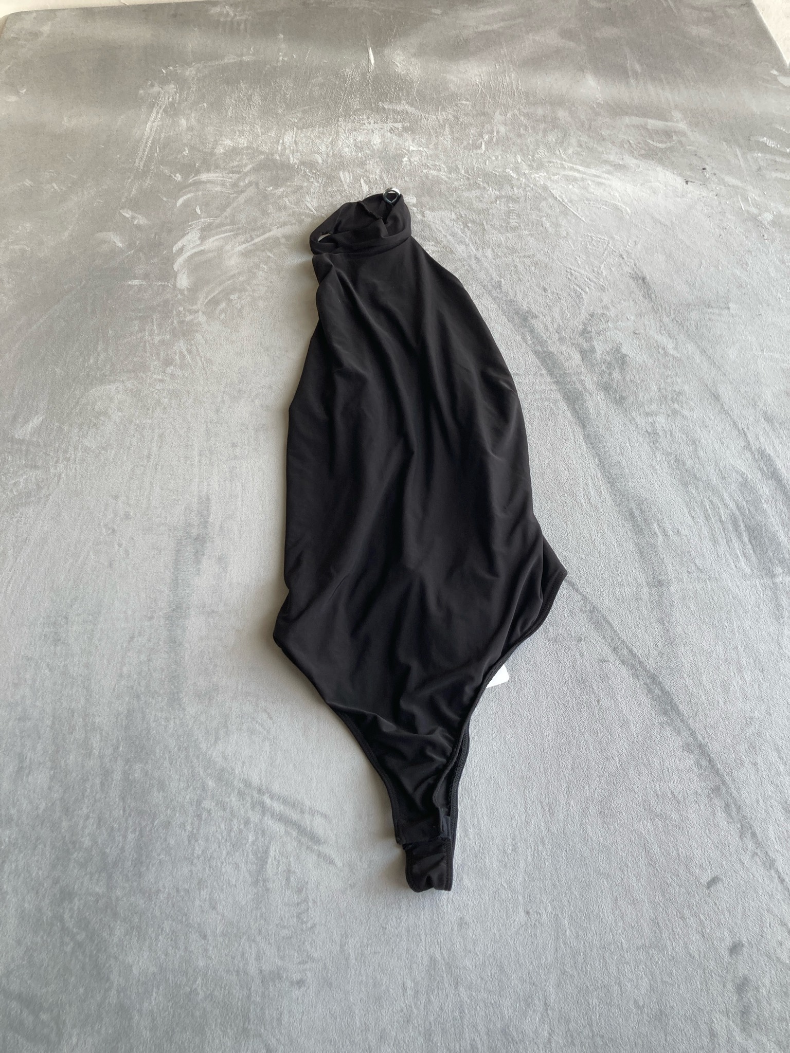 Fashion Nova Black Stretch Synthetic Bodysuit