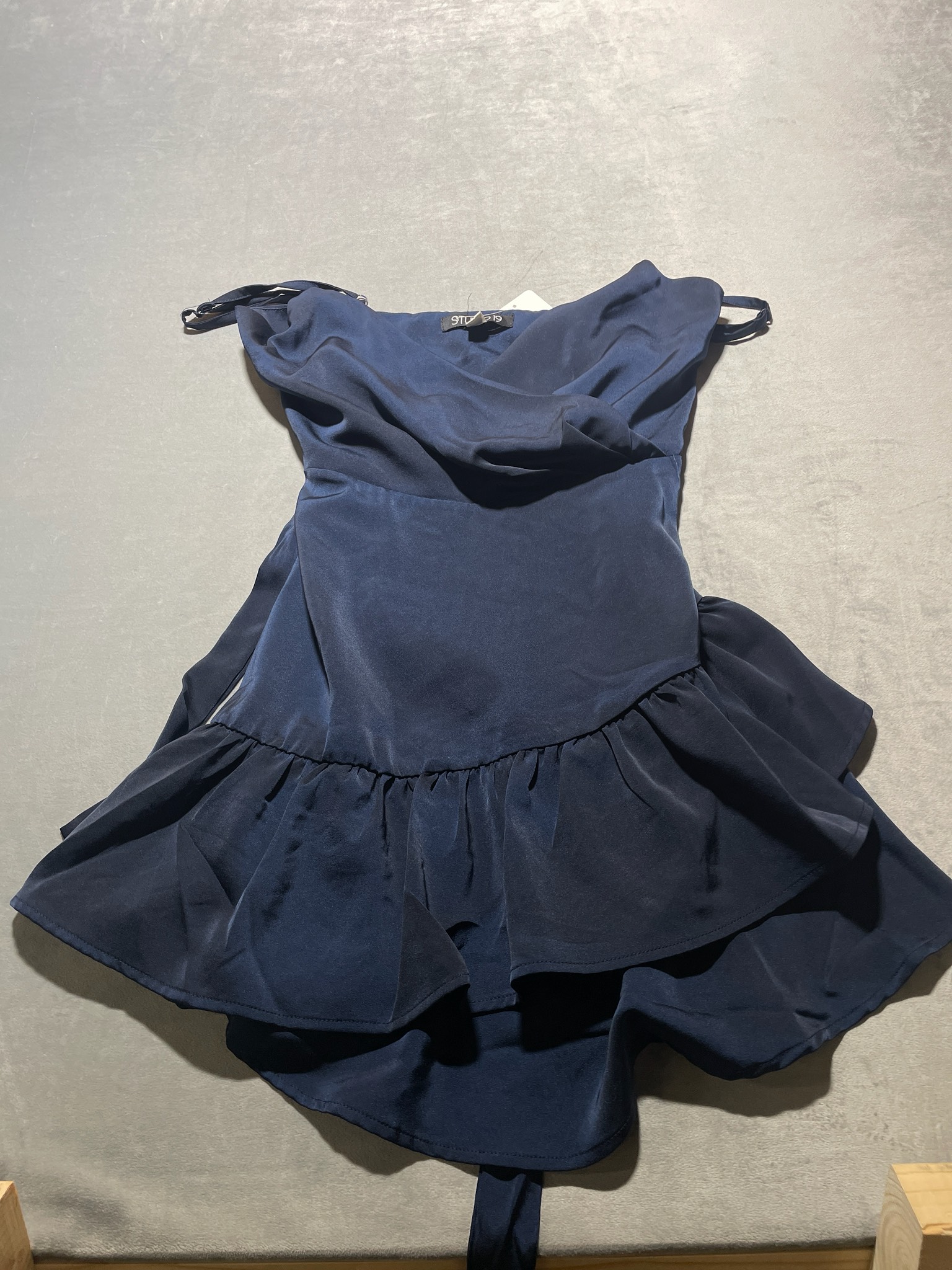 Studio 19 Navy Mini Dress