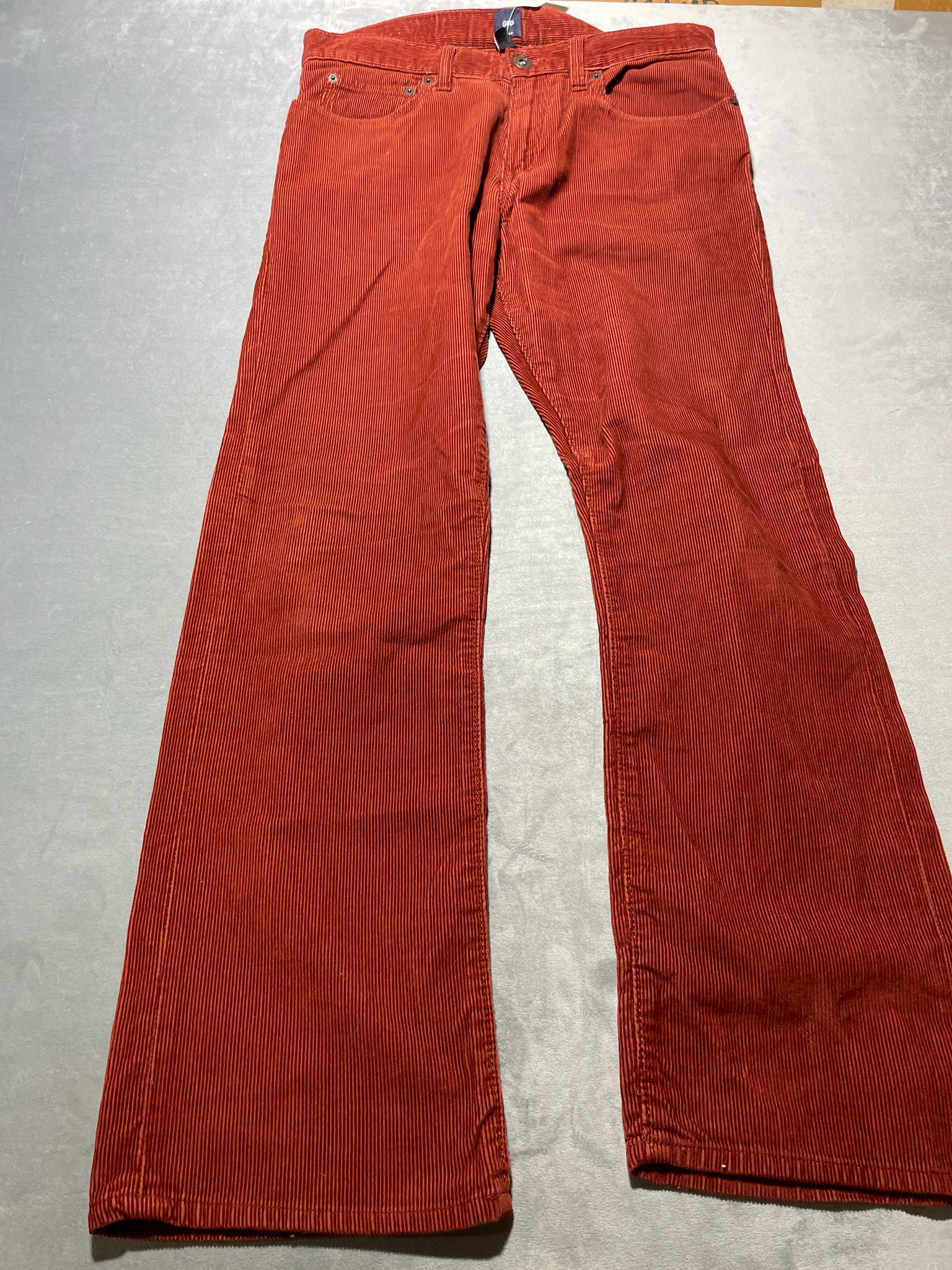 Gap red corduroy cotton pants