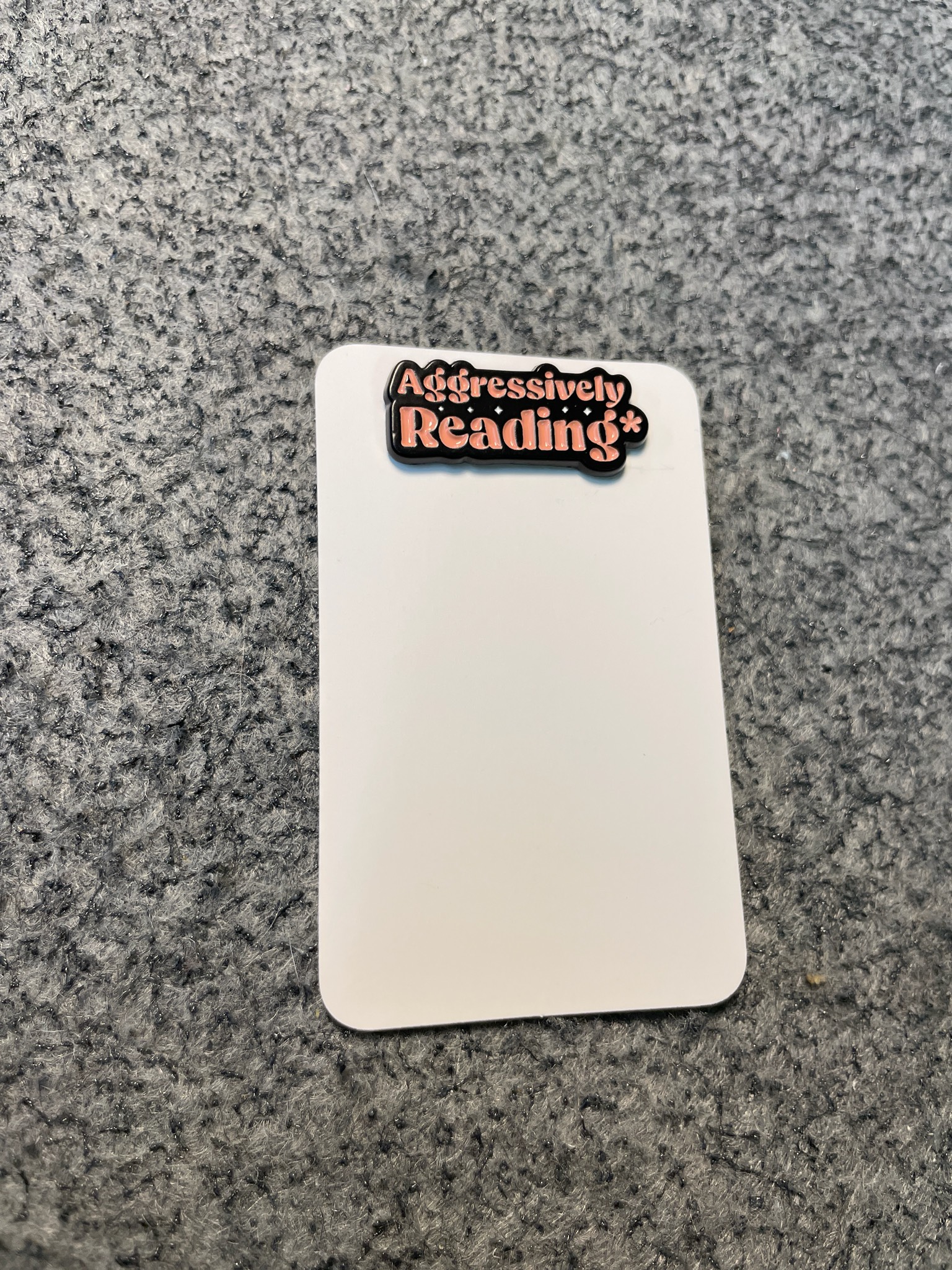 Peach Pink Enamel Pin