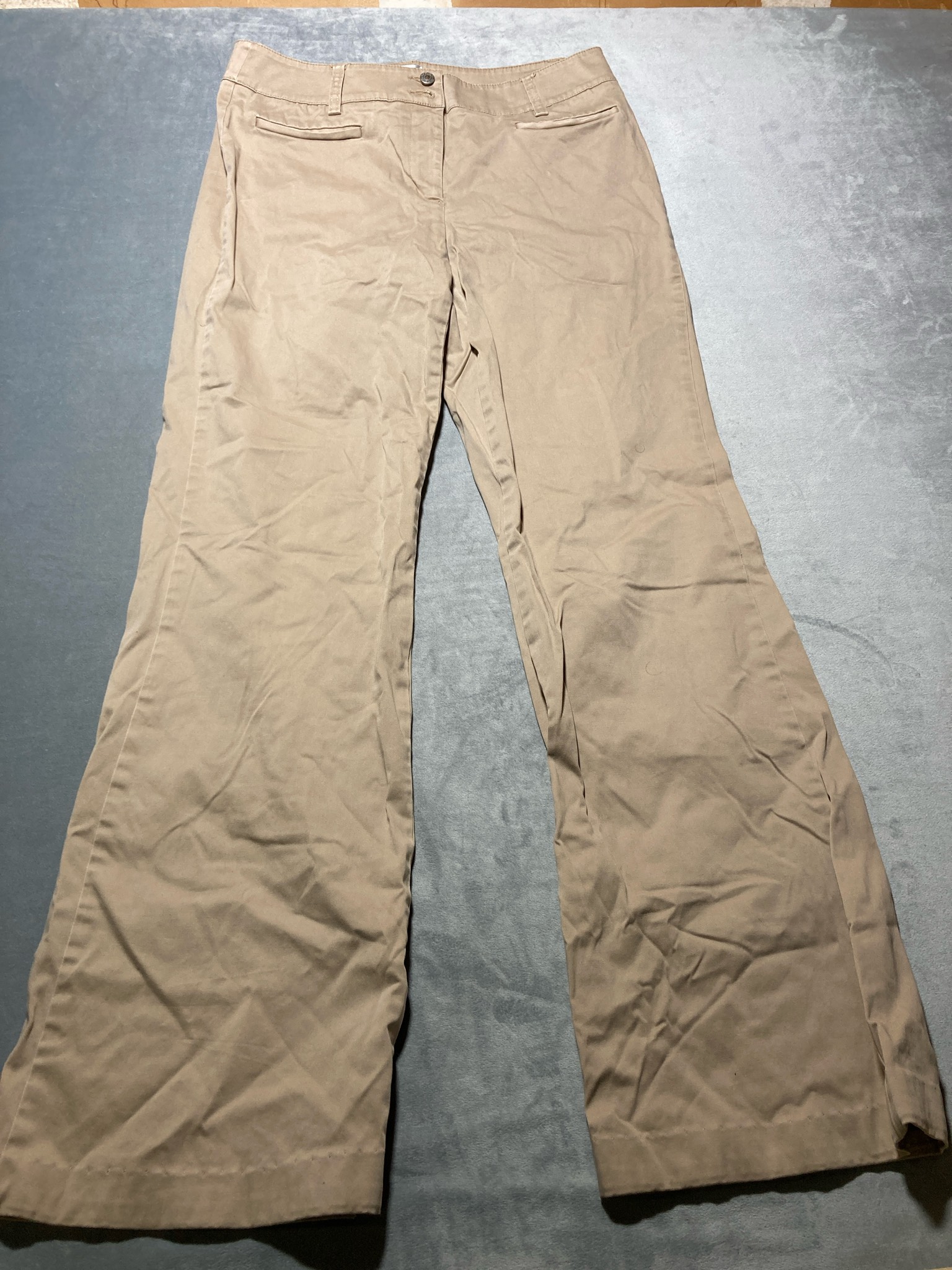 Chico's Beige Chino Pants 0