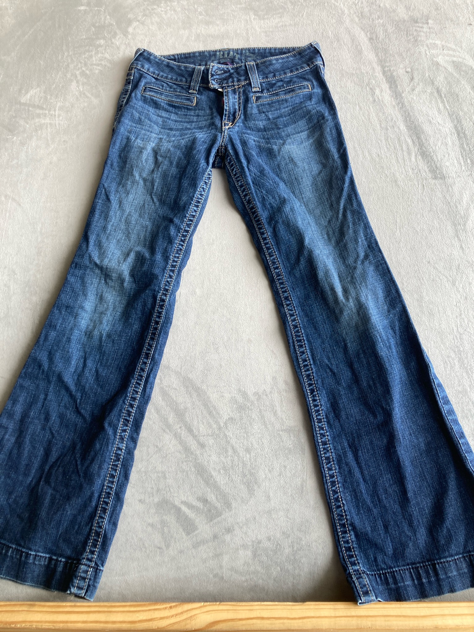 Ariat Medium Blue Faded Denim Jeans