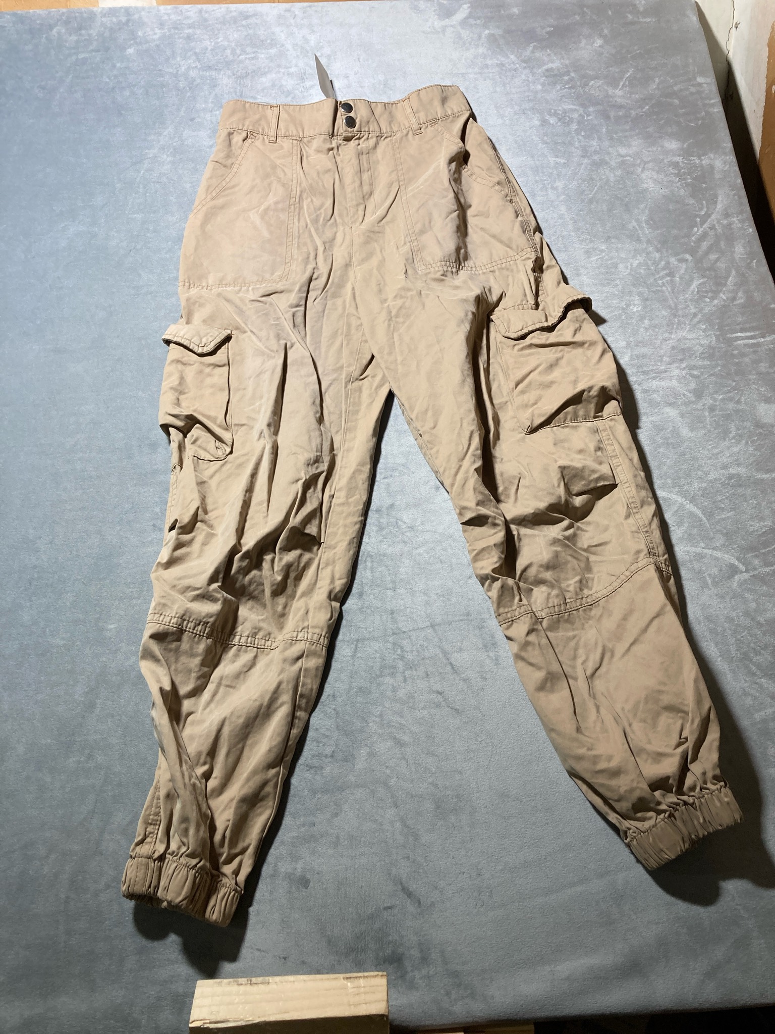 Wild Fable Tan Woven Cargo Jogger Pants Size XS