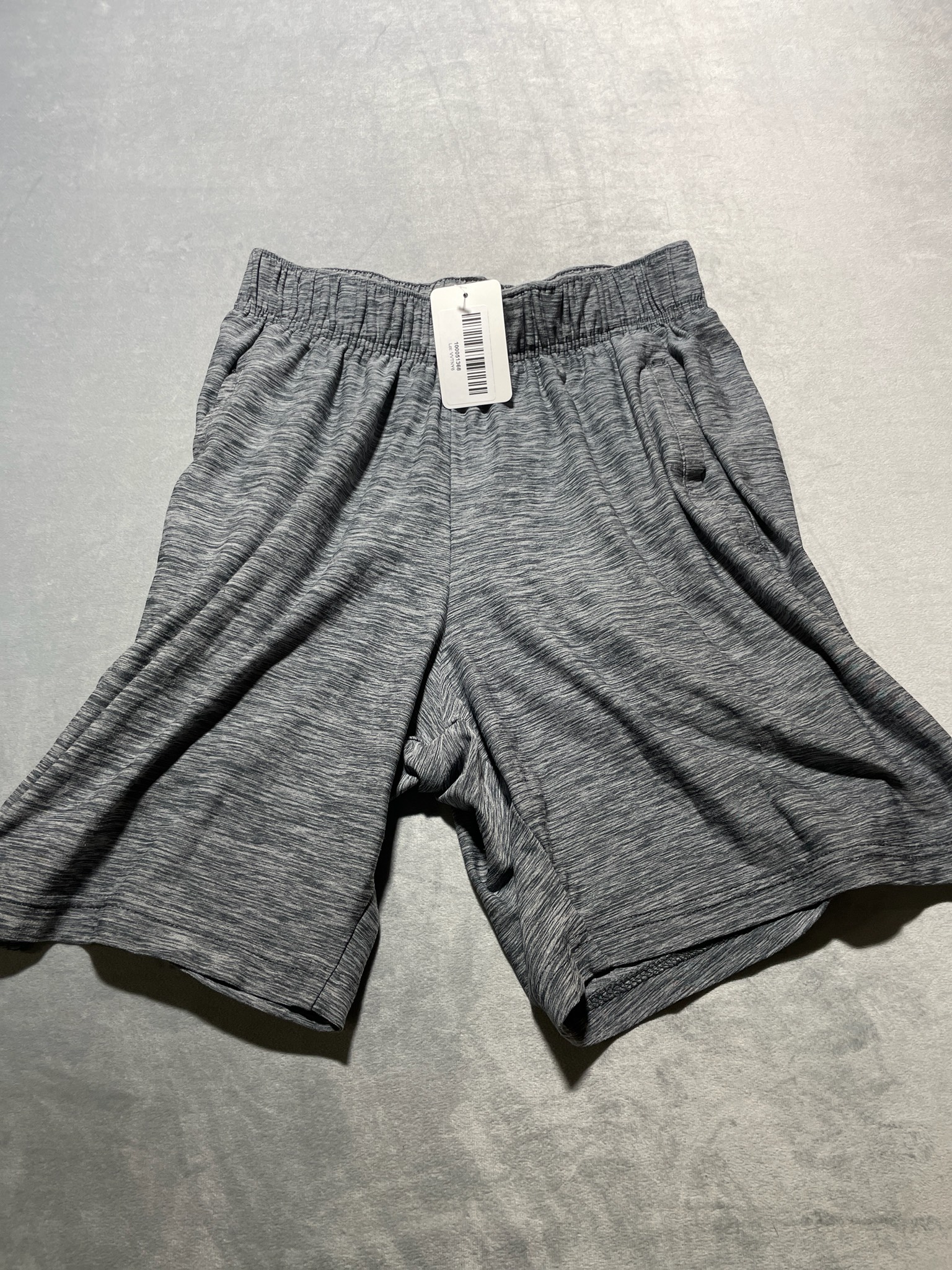 LeG3nd gray polyester blend athletic shorts size small