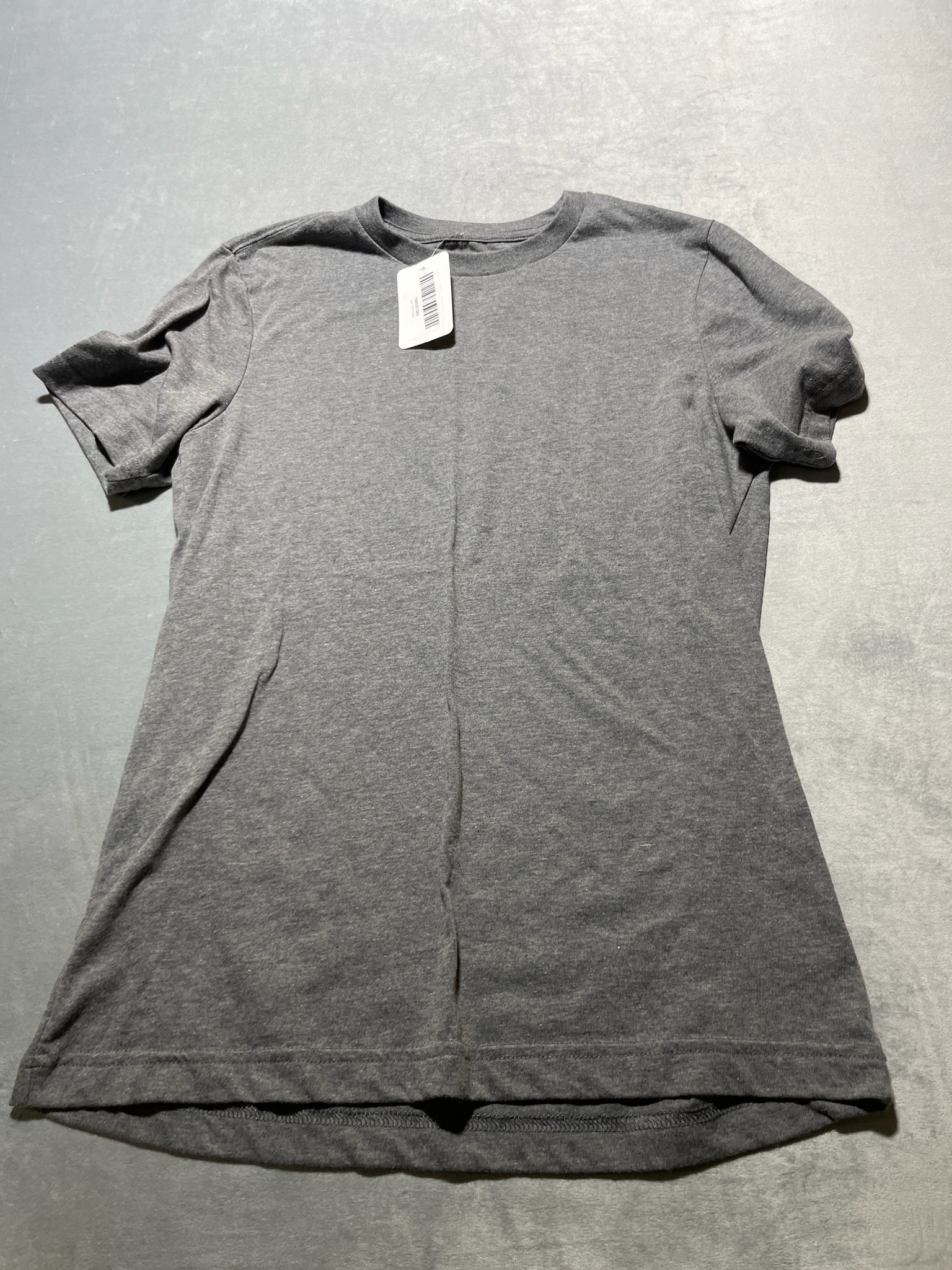 George gray polyester blend t shirt size small