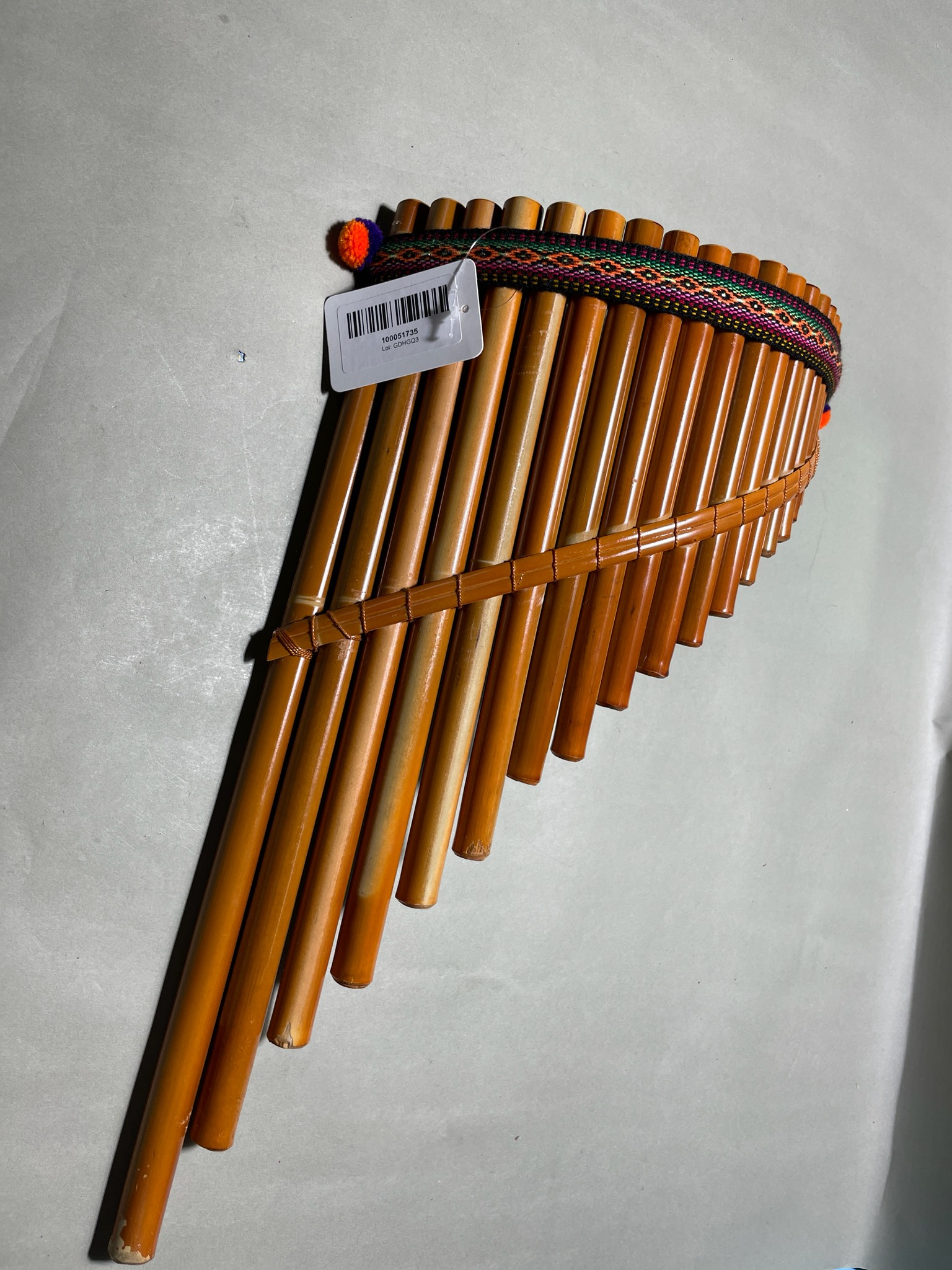 Brown Bamboo Pan Flute