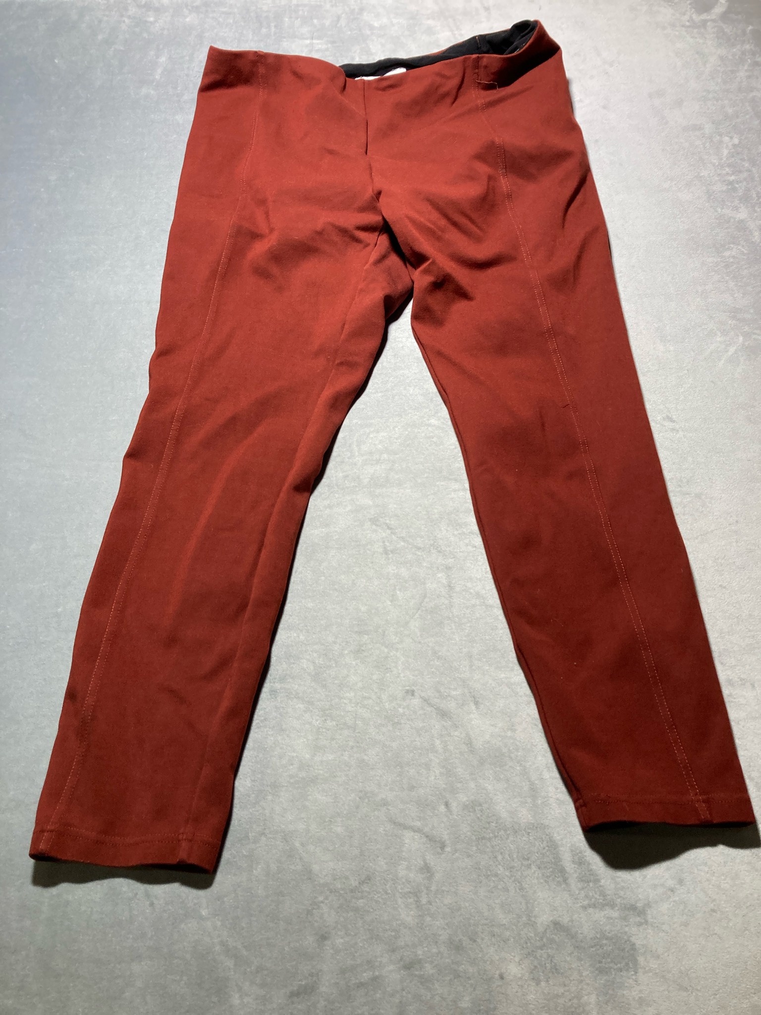 Rachel Zoe Rust Ponte Knit Pants Size US 12