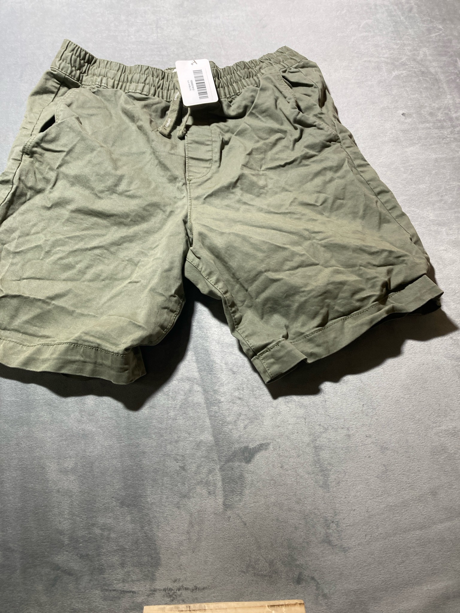 H&M Olive Green Twill Shorts Size XS