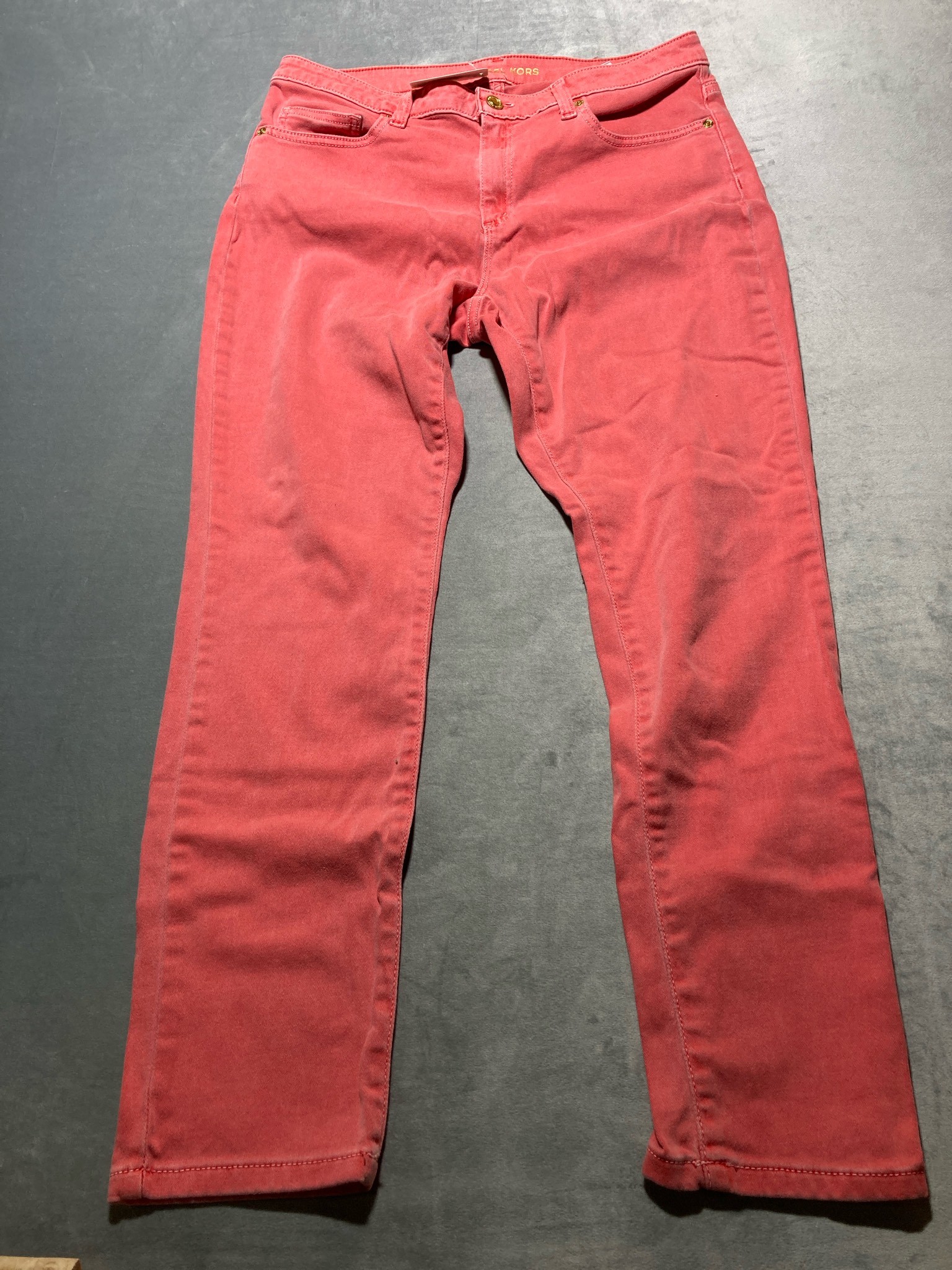 Michael Kors Coral Cotton-Blend Jeans