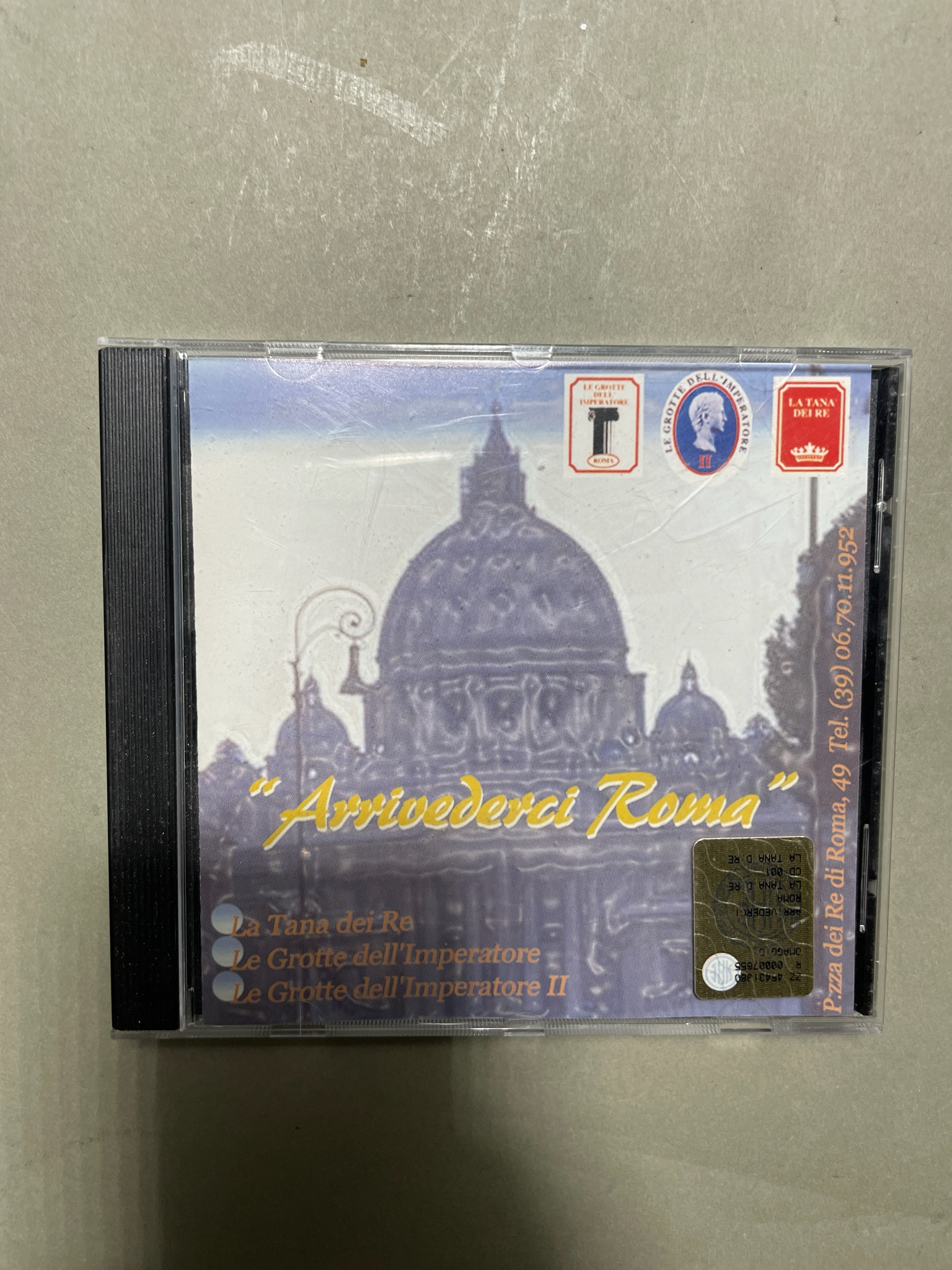 La Tana dei Re Arrivederci Roma CD