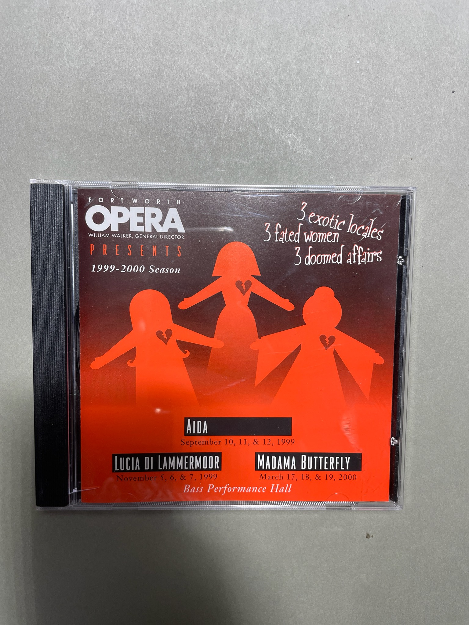 Fort Worth Opera Red 1999-2000 Opera Season CD