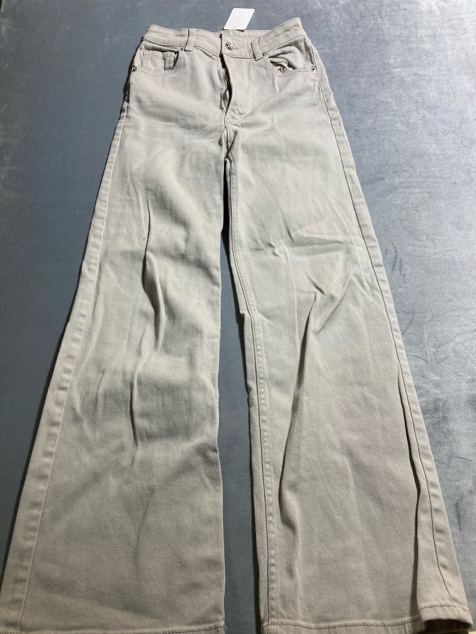 Light Beige Twill Pants