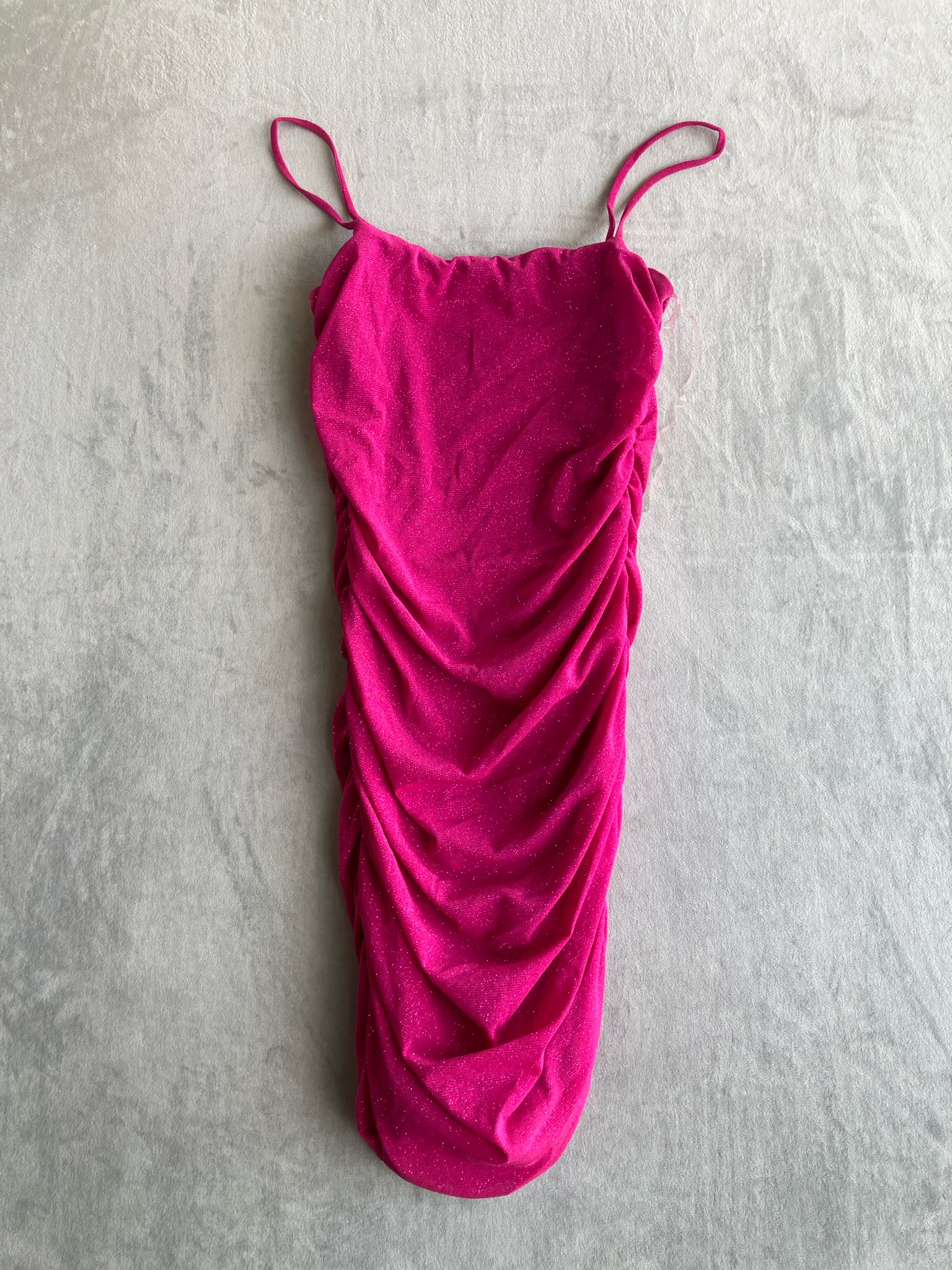 Papermoon Fuchsia Stretch Knit Dress
