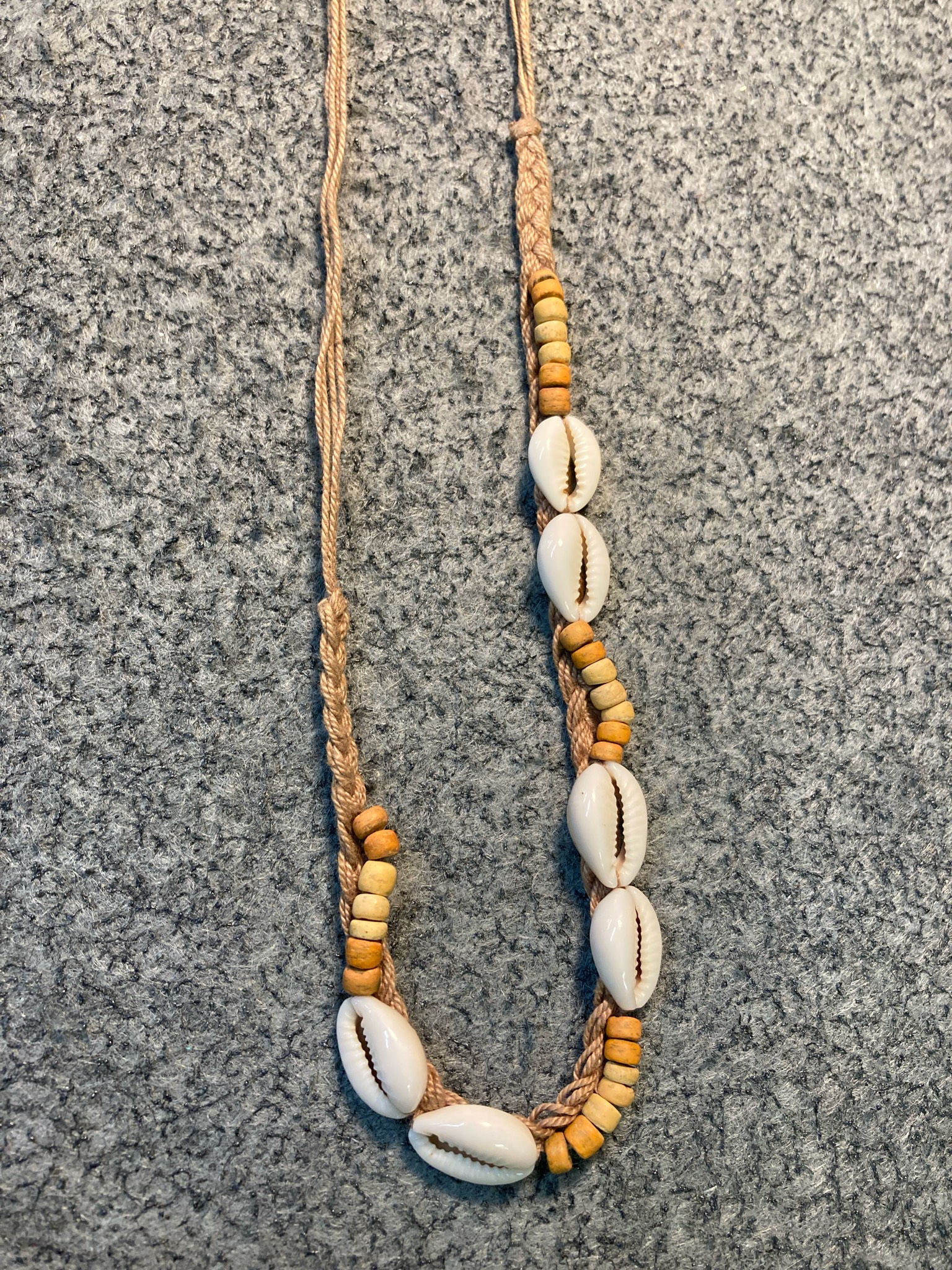 White Cowrie Shell Necklace