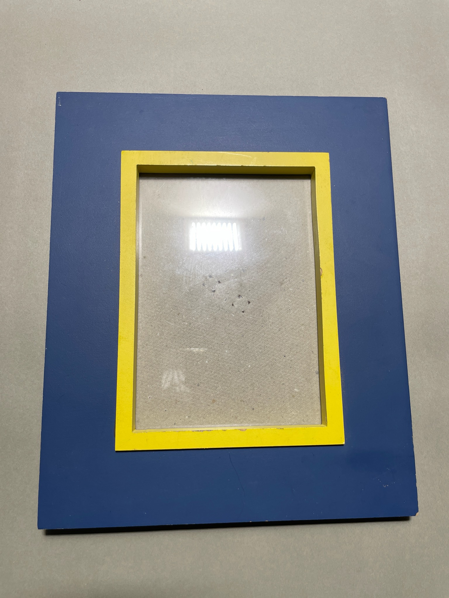 Walmart Blue Two-Tone Matted Photo Frame