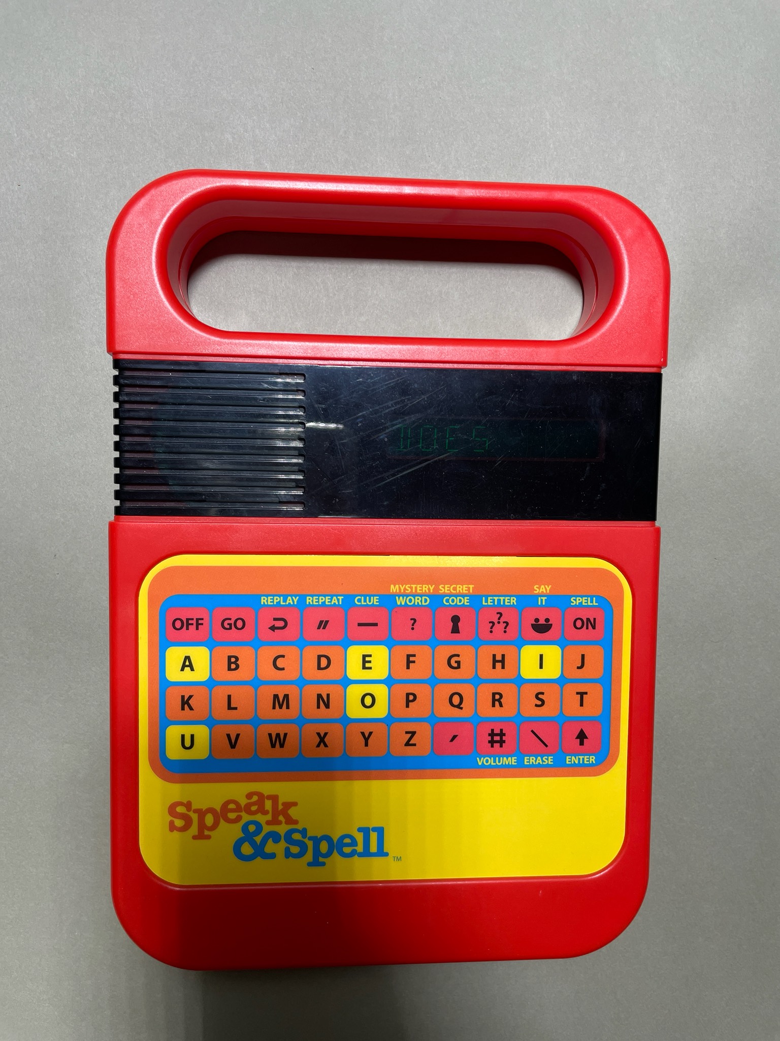 Speak & Spell Red Handheld Electronic Learning Toy