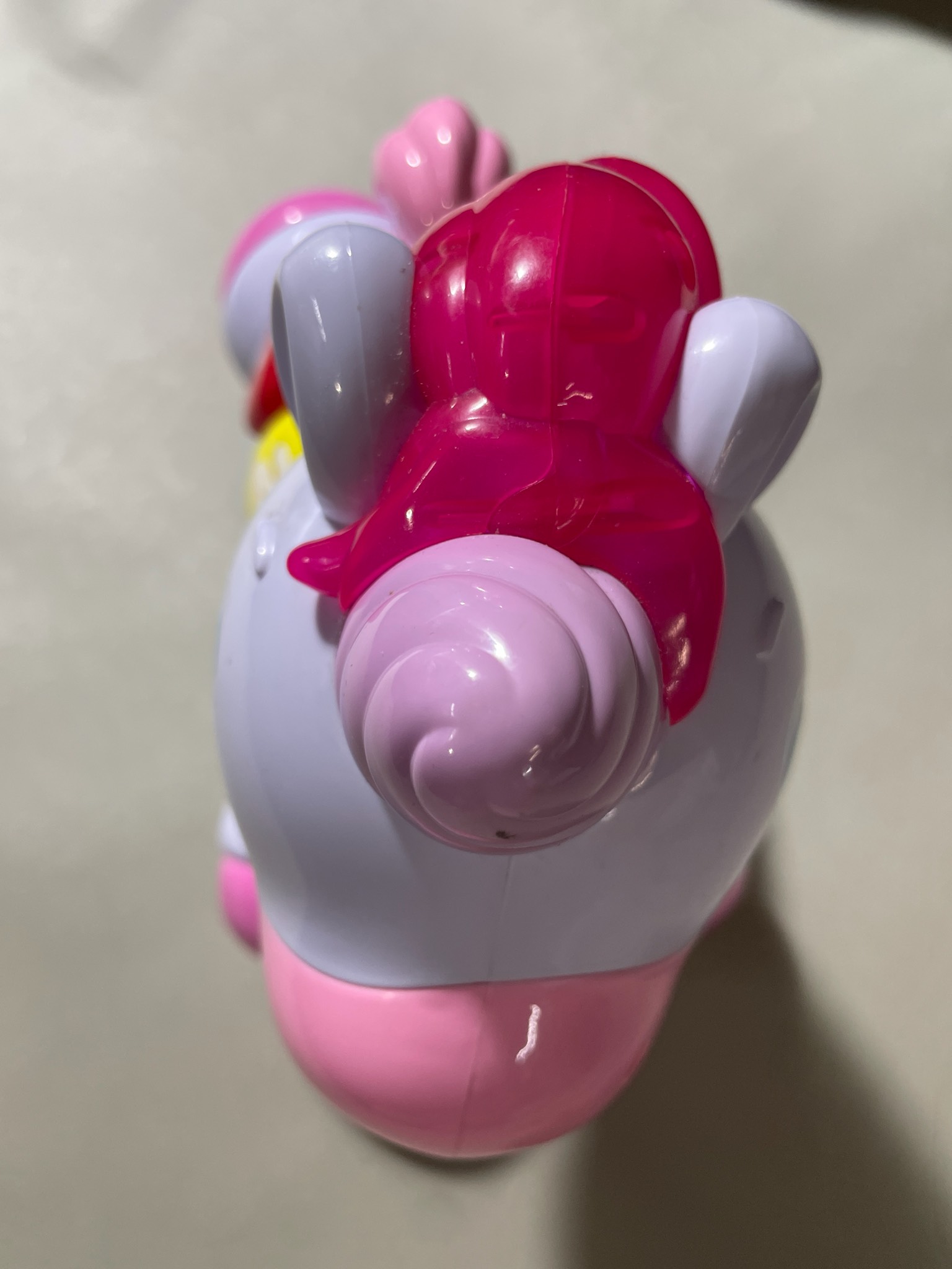 Bright Starts White and Pink Interactive Unicorn Toy