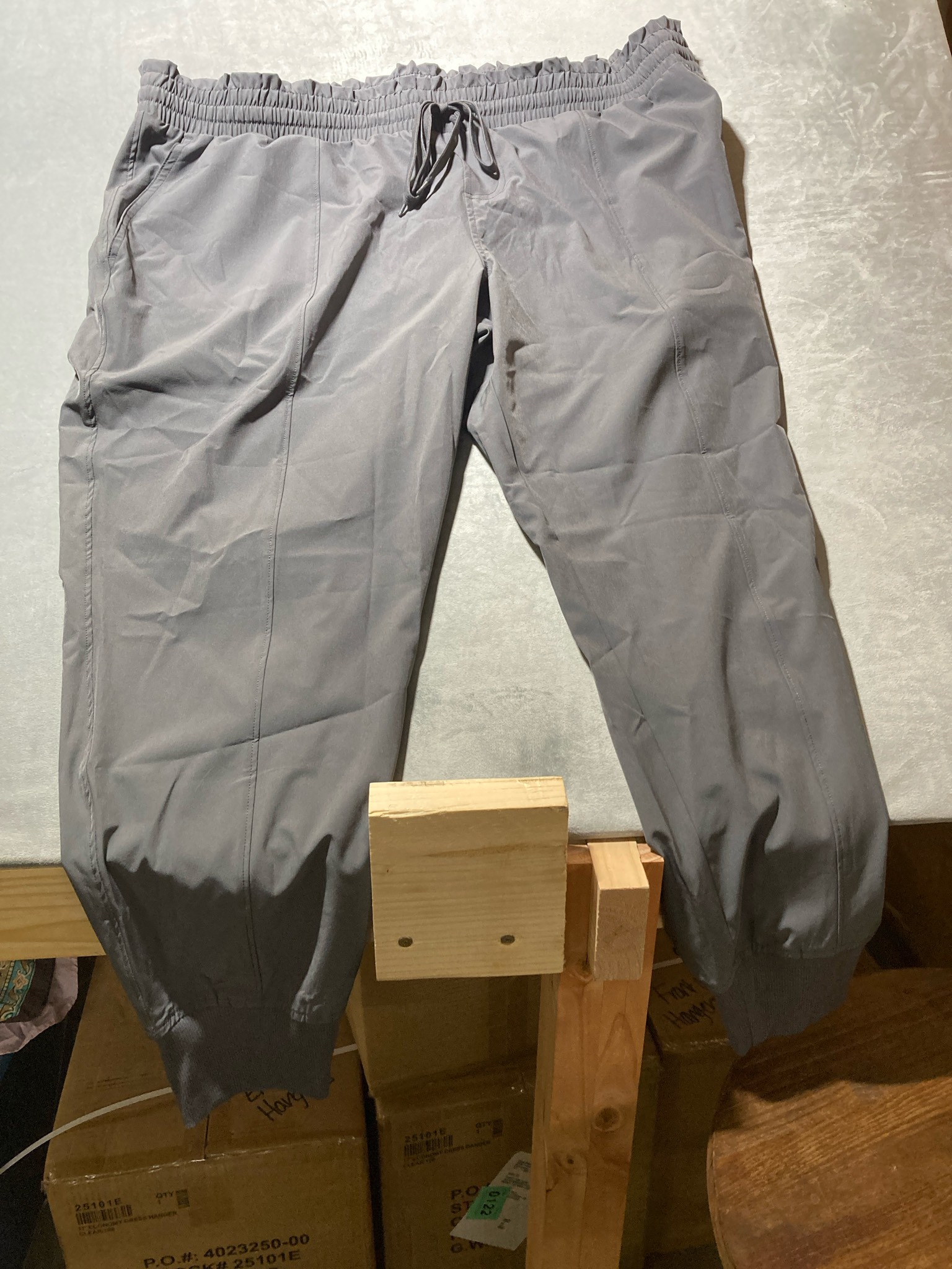 Time & Tru Gray Jogger Pants
