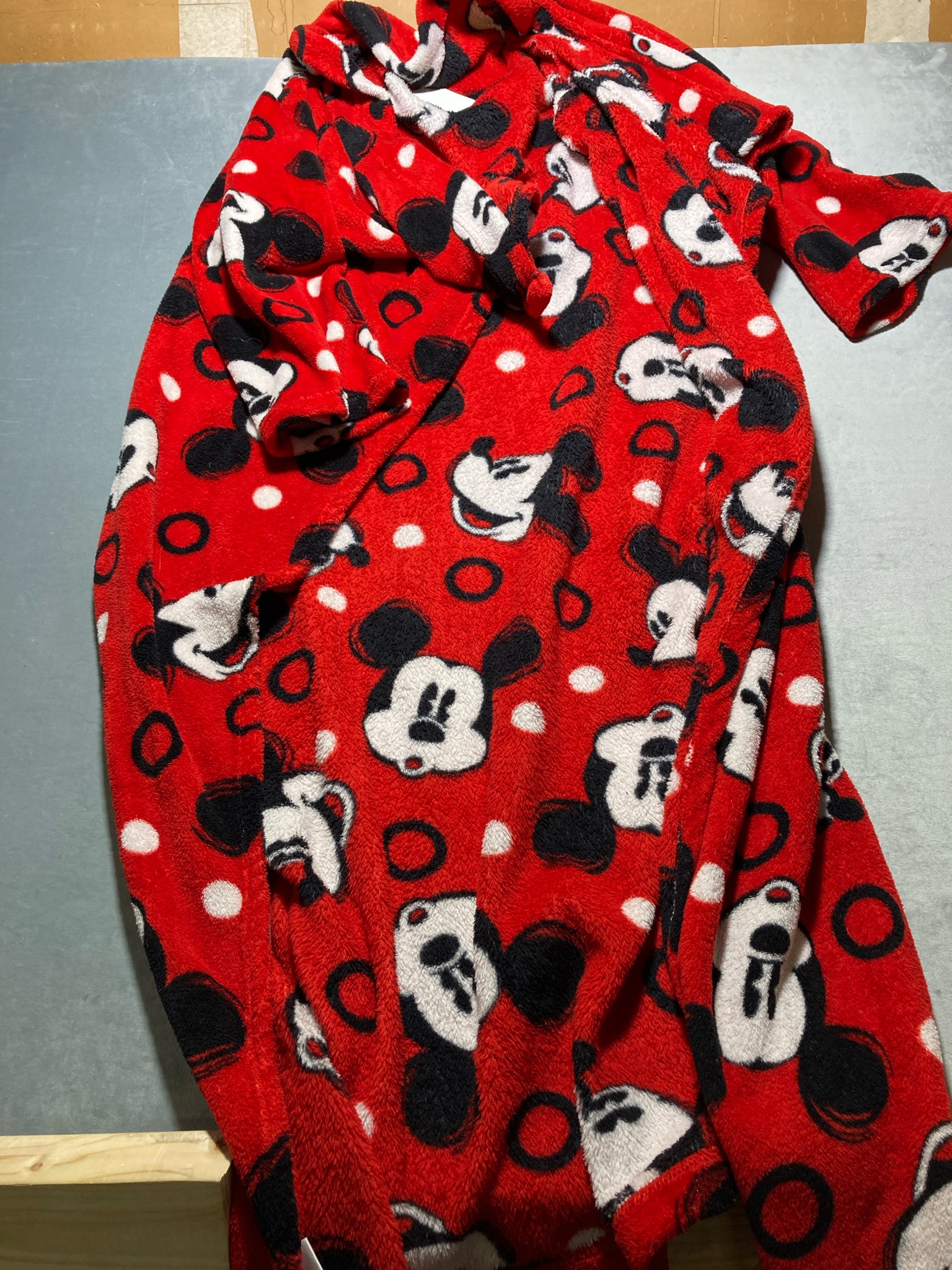 Disney Red Character Plush Fleece Robe
