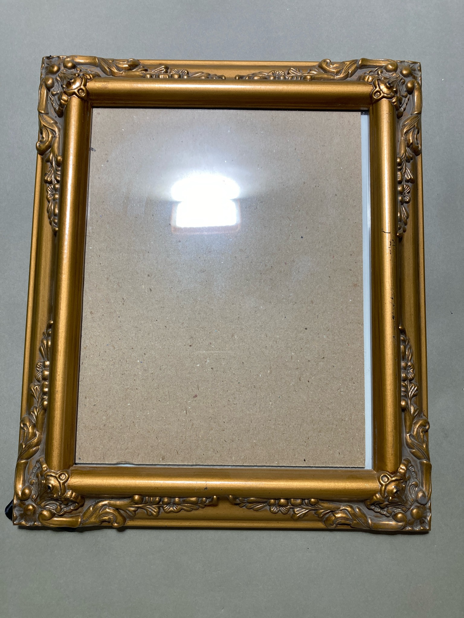 Gold Ornate Rectangular Picture Frame