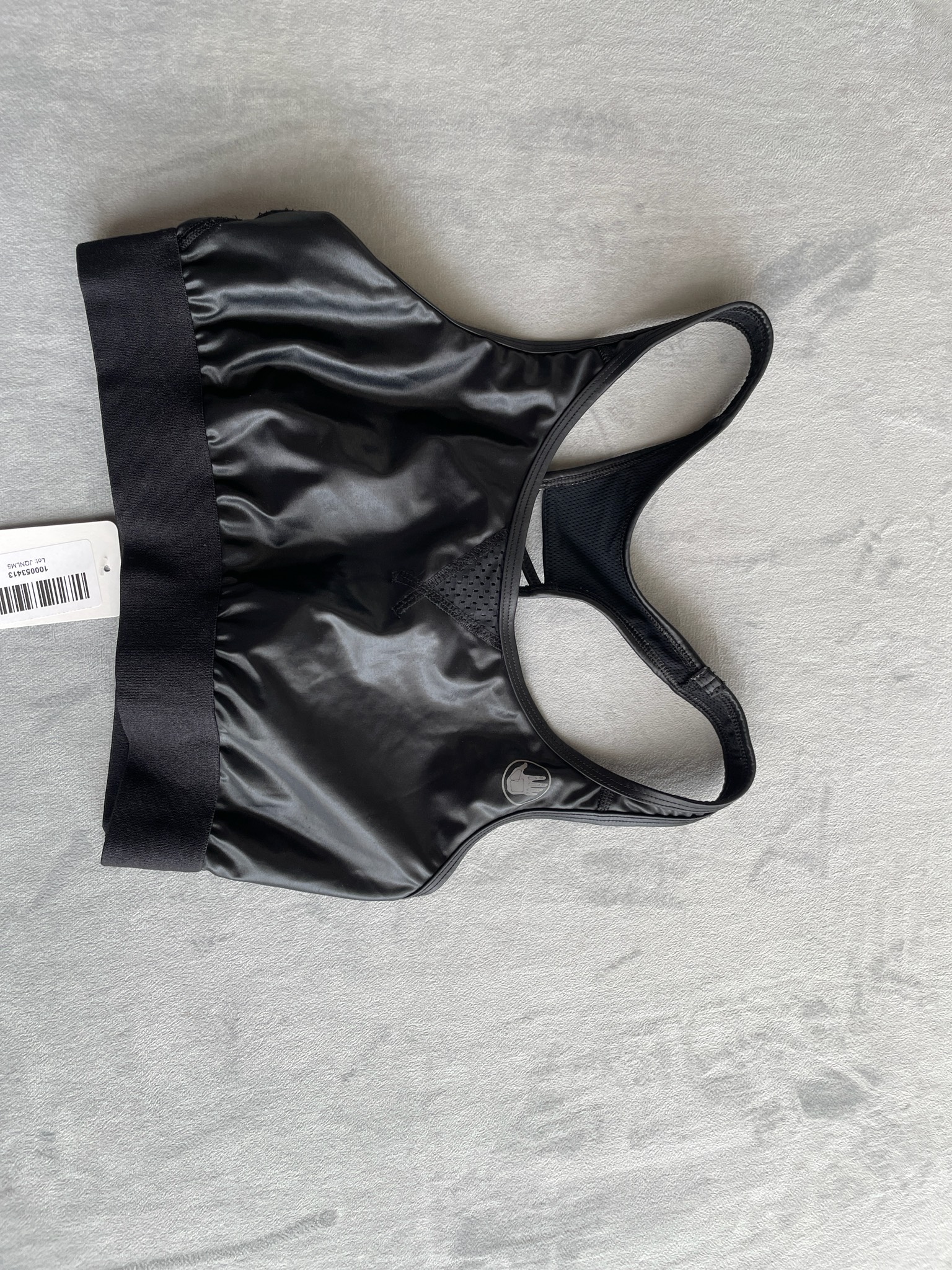 Body Glove Black Polyester-Spandex Sports Bra Size L/G