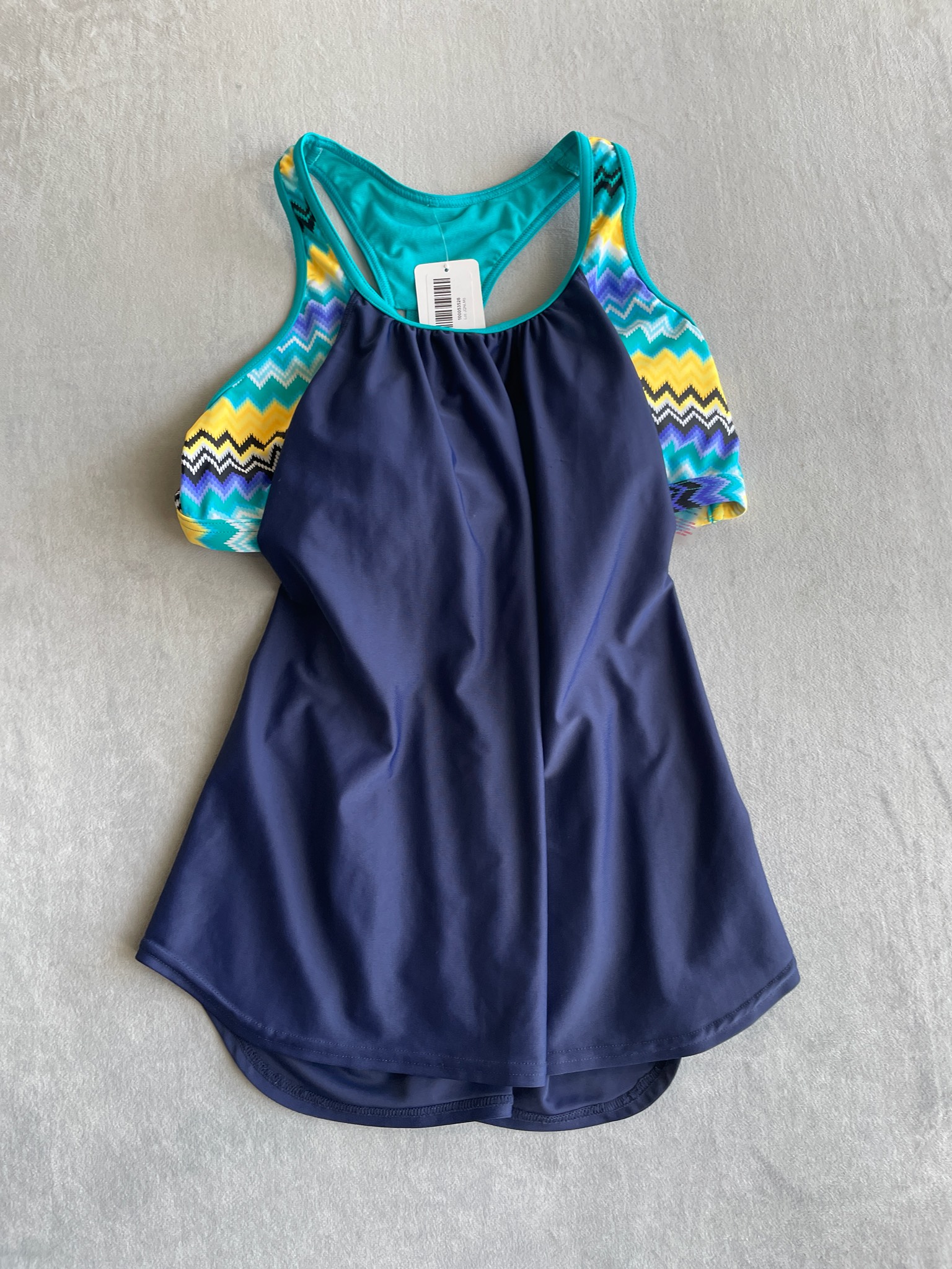 Navy Stretch Swimdress