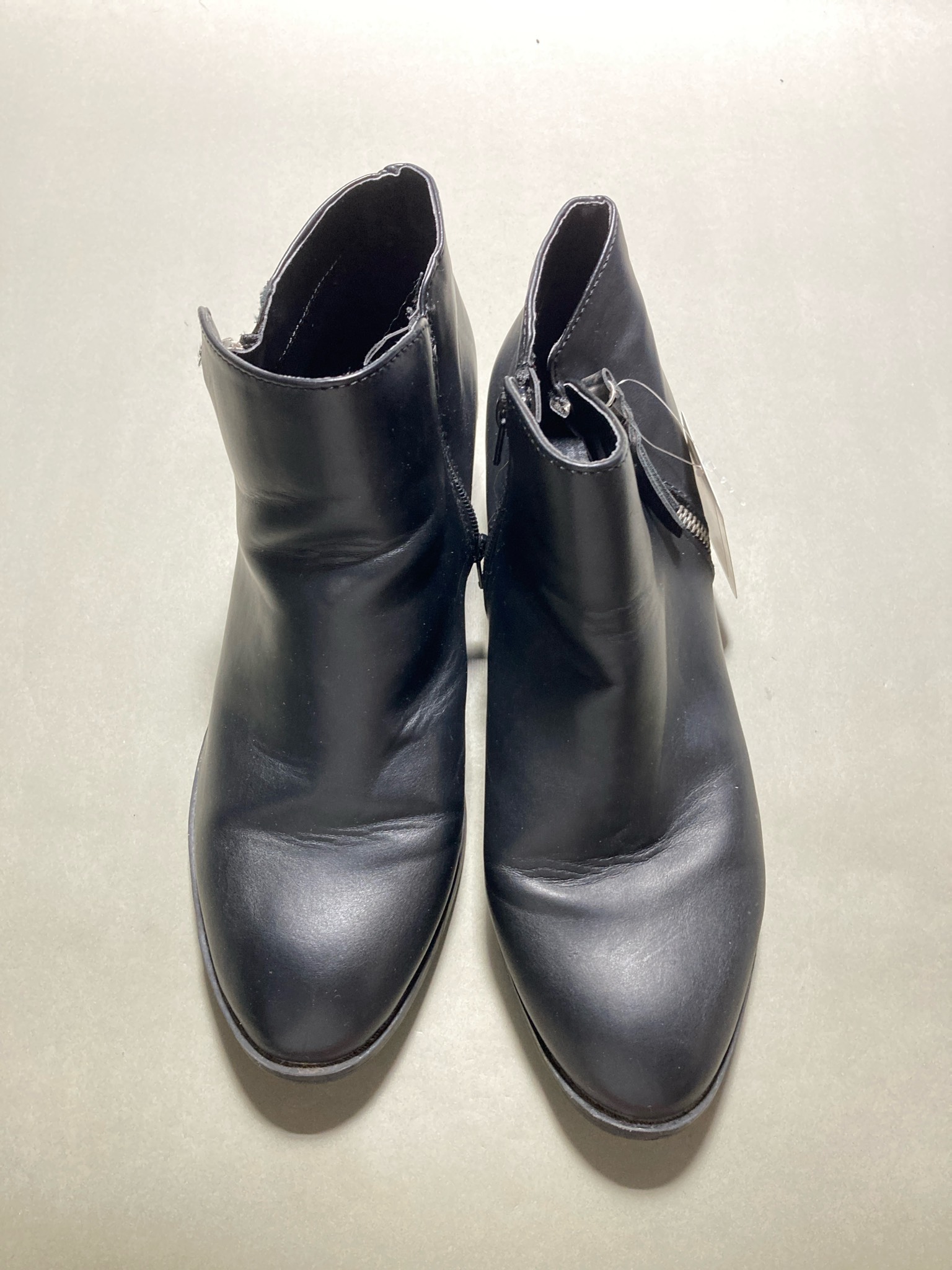 Black Side-Zip Ankle Boots