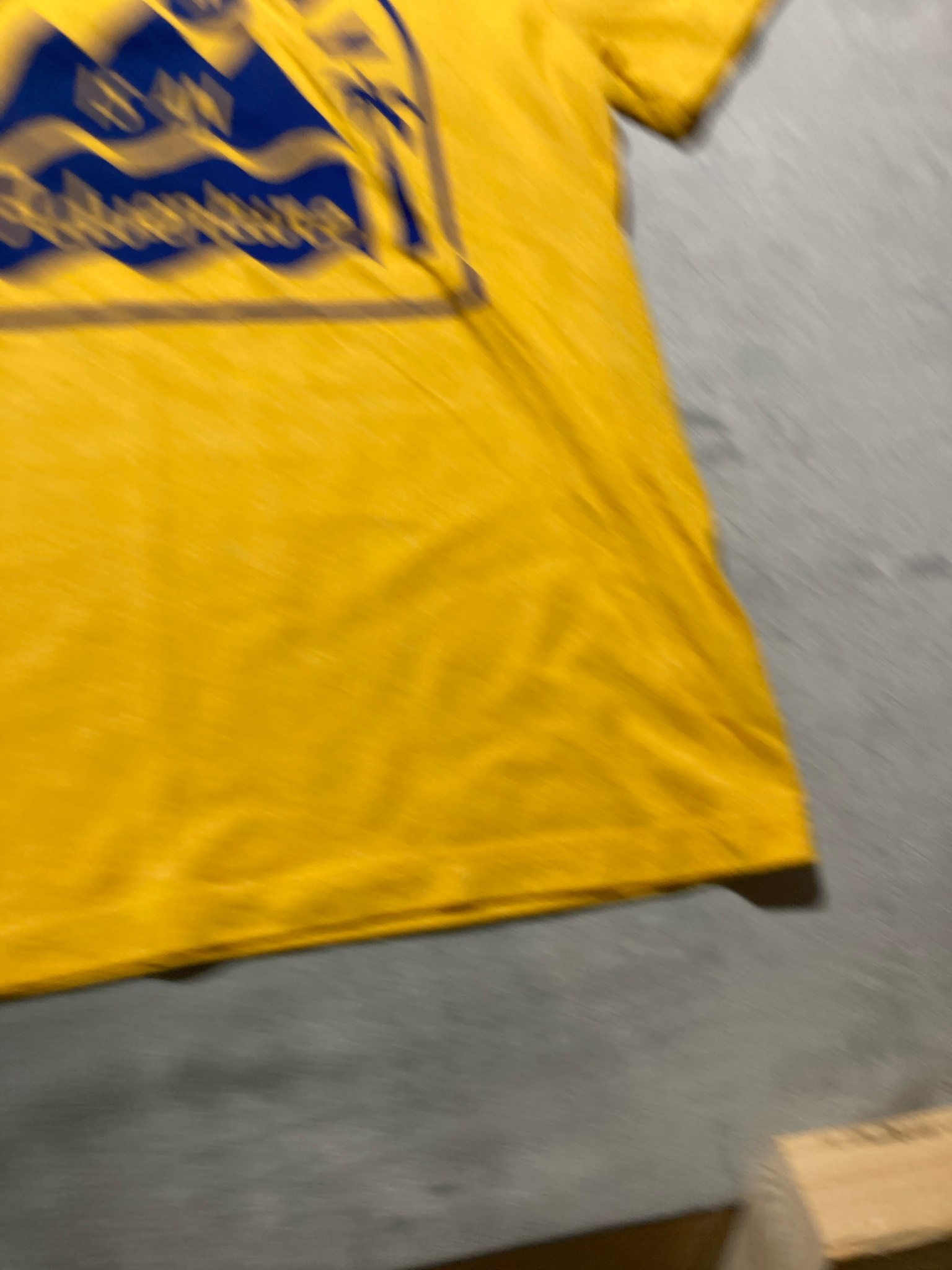 Old Navy Mustard Yellow Lightweight Knit T-Shirt Size L (10-12)