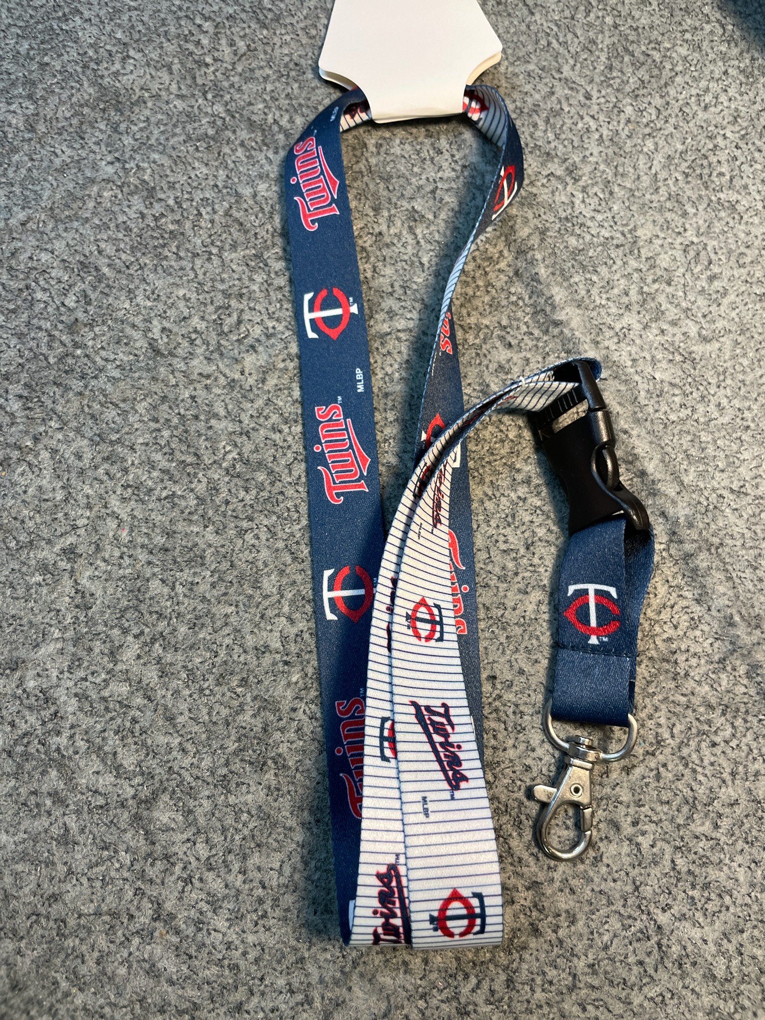 Minnesota Twins Navy Blue Detachable Buckle Lanyard