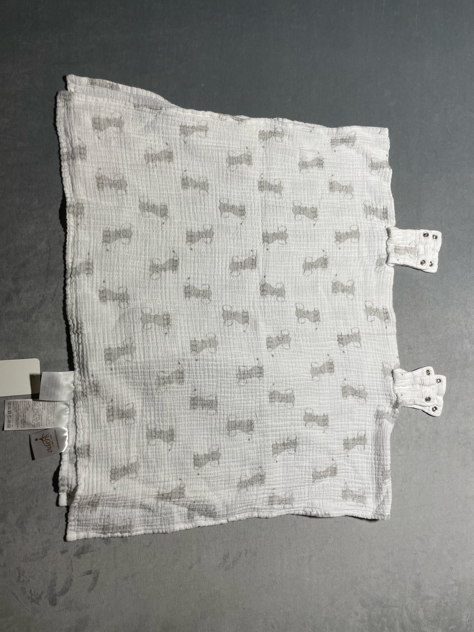 aden + anais White Muslin Swaddle Blanket