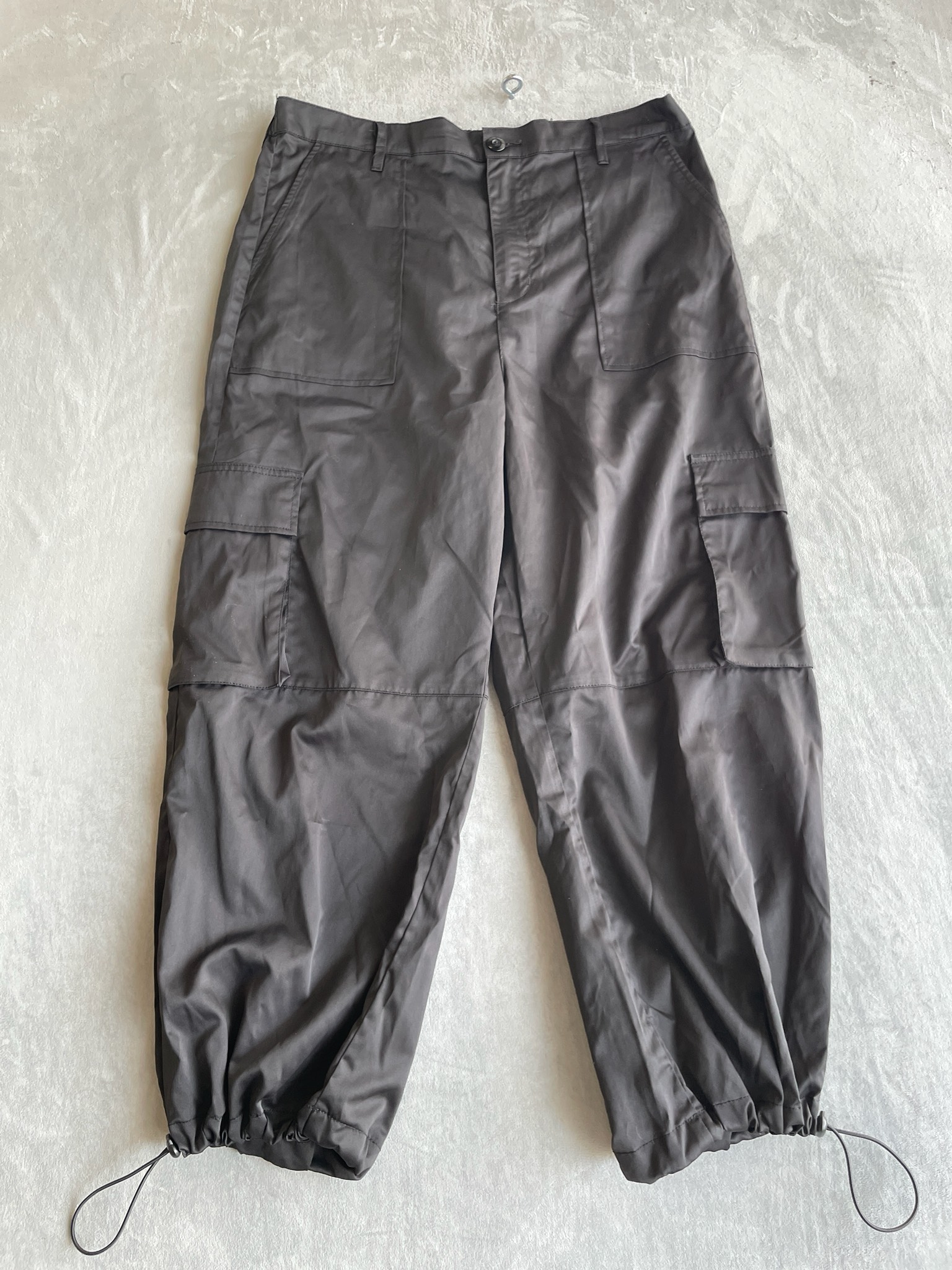 Celebrity Pink Black Synthetic Cargo Pants Size XL