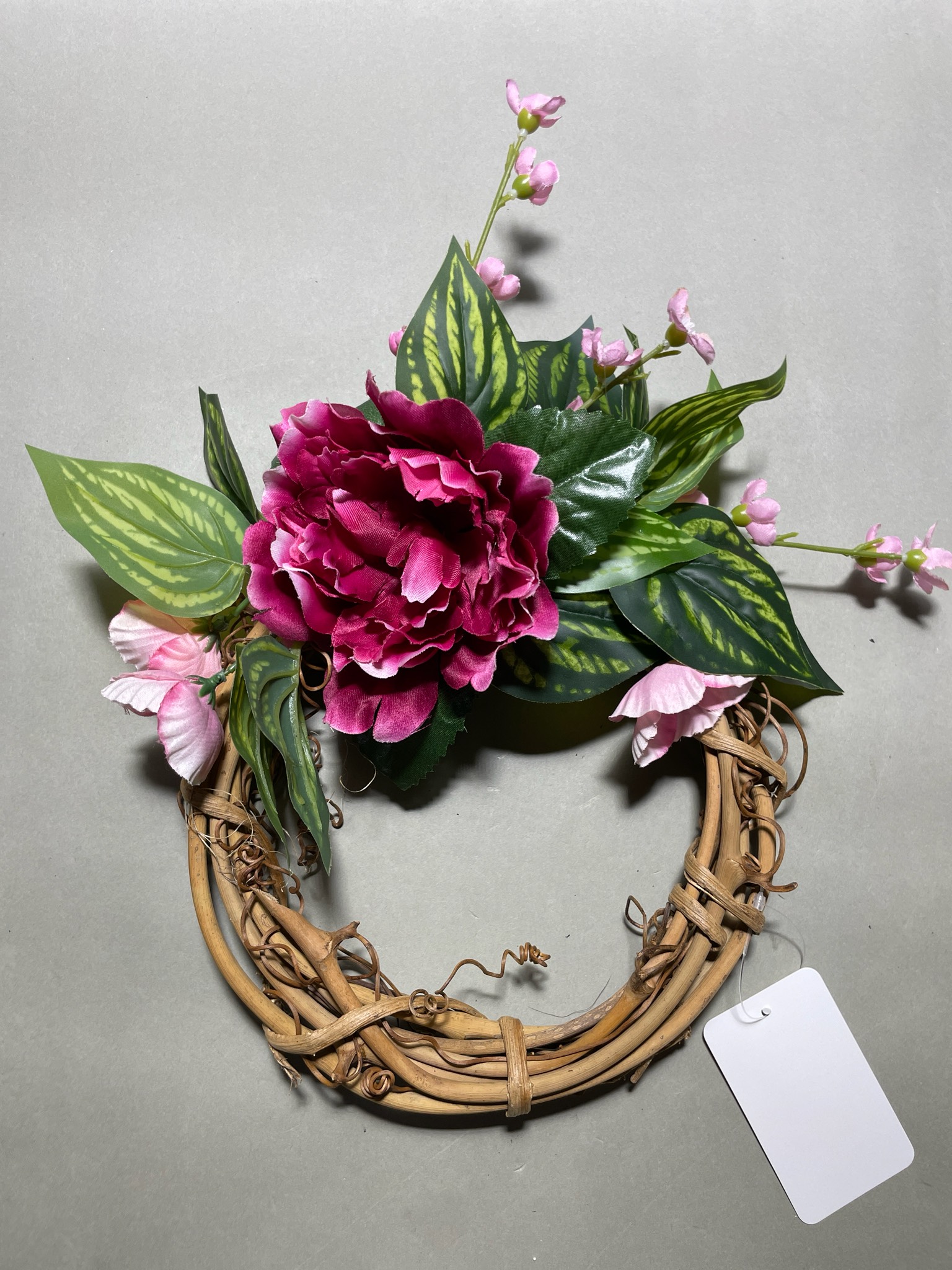 Deep Magenta Floral Wreath